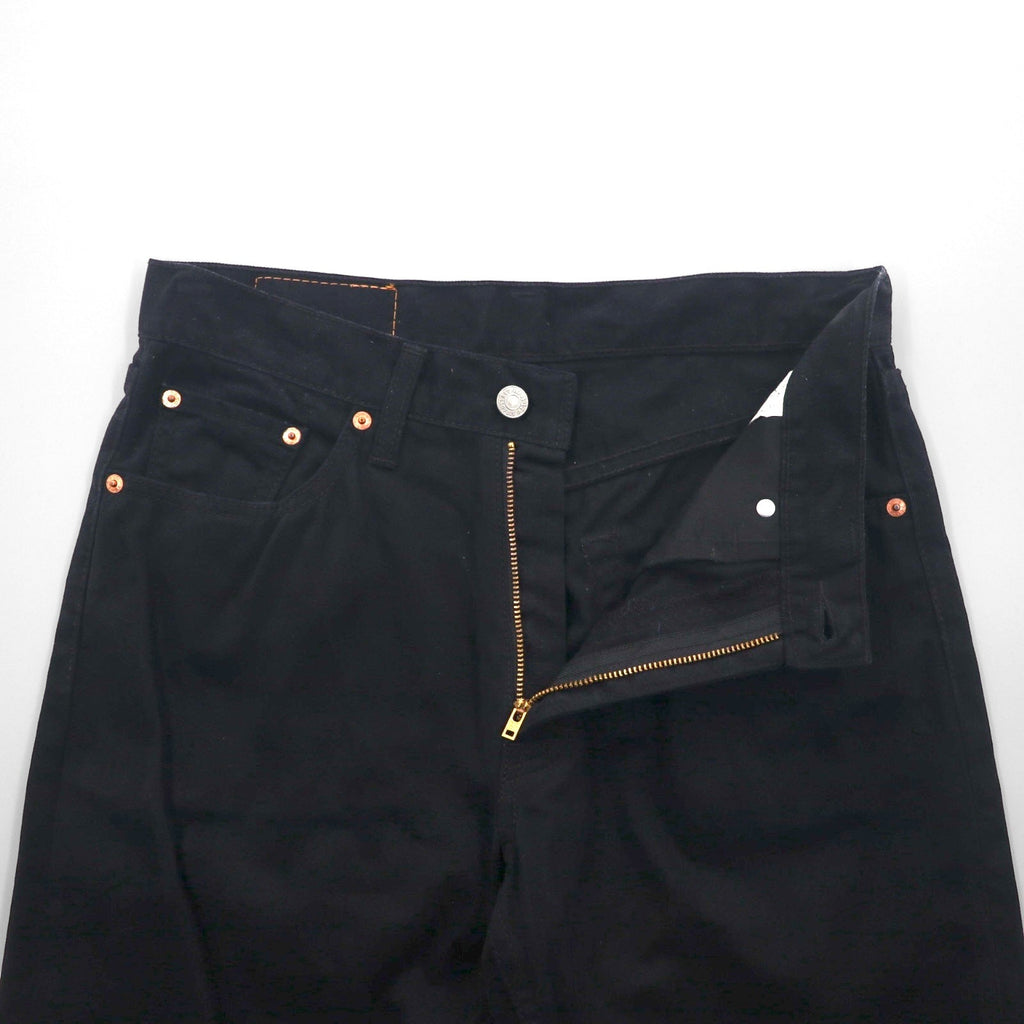 Levi's 00年代 702 デニムパンツ ジーンズ M ブラック 00702-0036 レザーパッチ