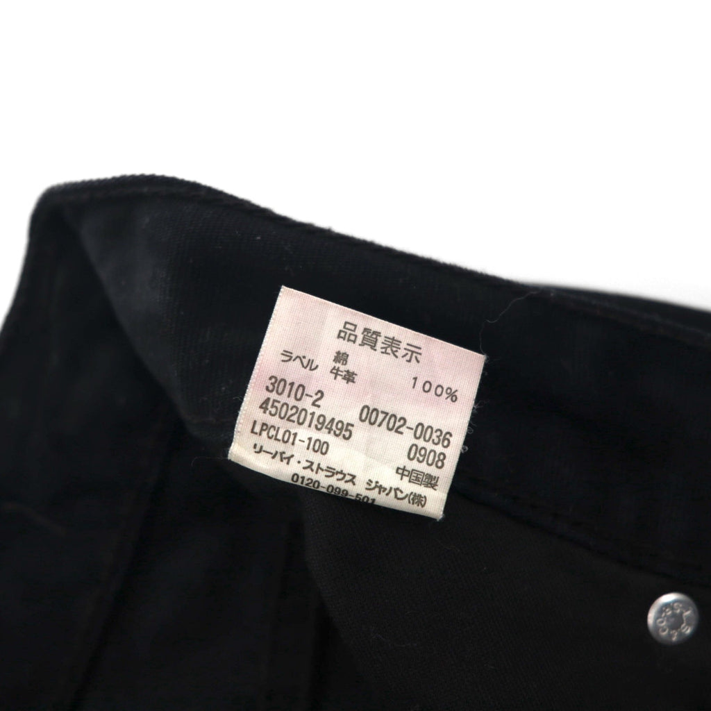 Levi's 00年代 702 デニムパンツ ジーンズ M ブラック 00702-0036 レザーパッチ