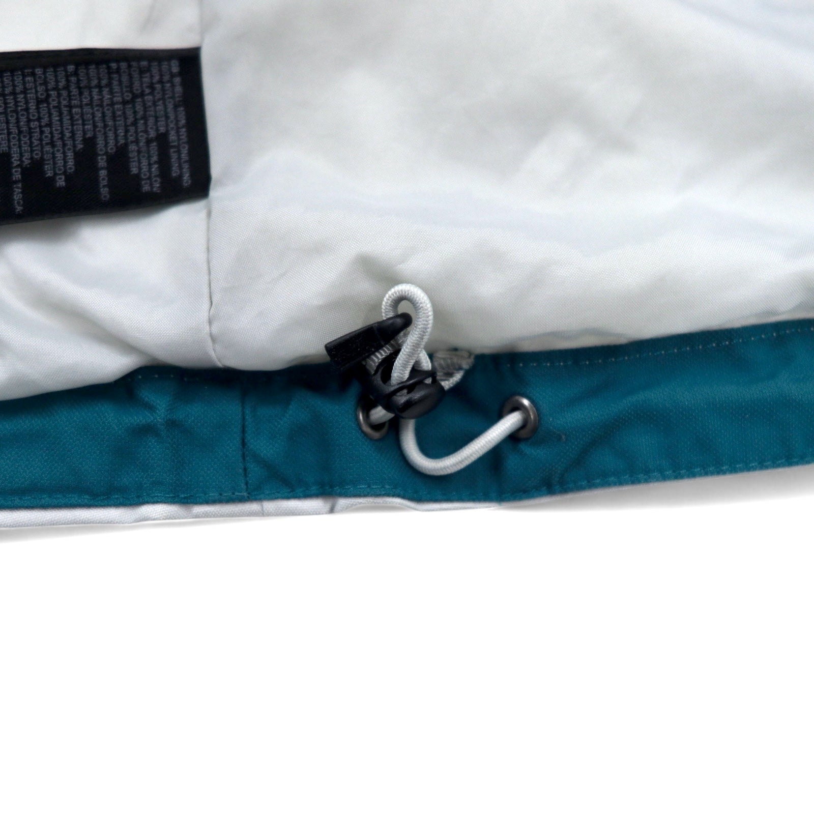 THE NORTH FACE mountain parka L blu nylon HYVENT impermeabile traspirante con cerniera interna staccabile con cappuccio doppia cerniera standard USA