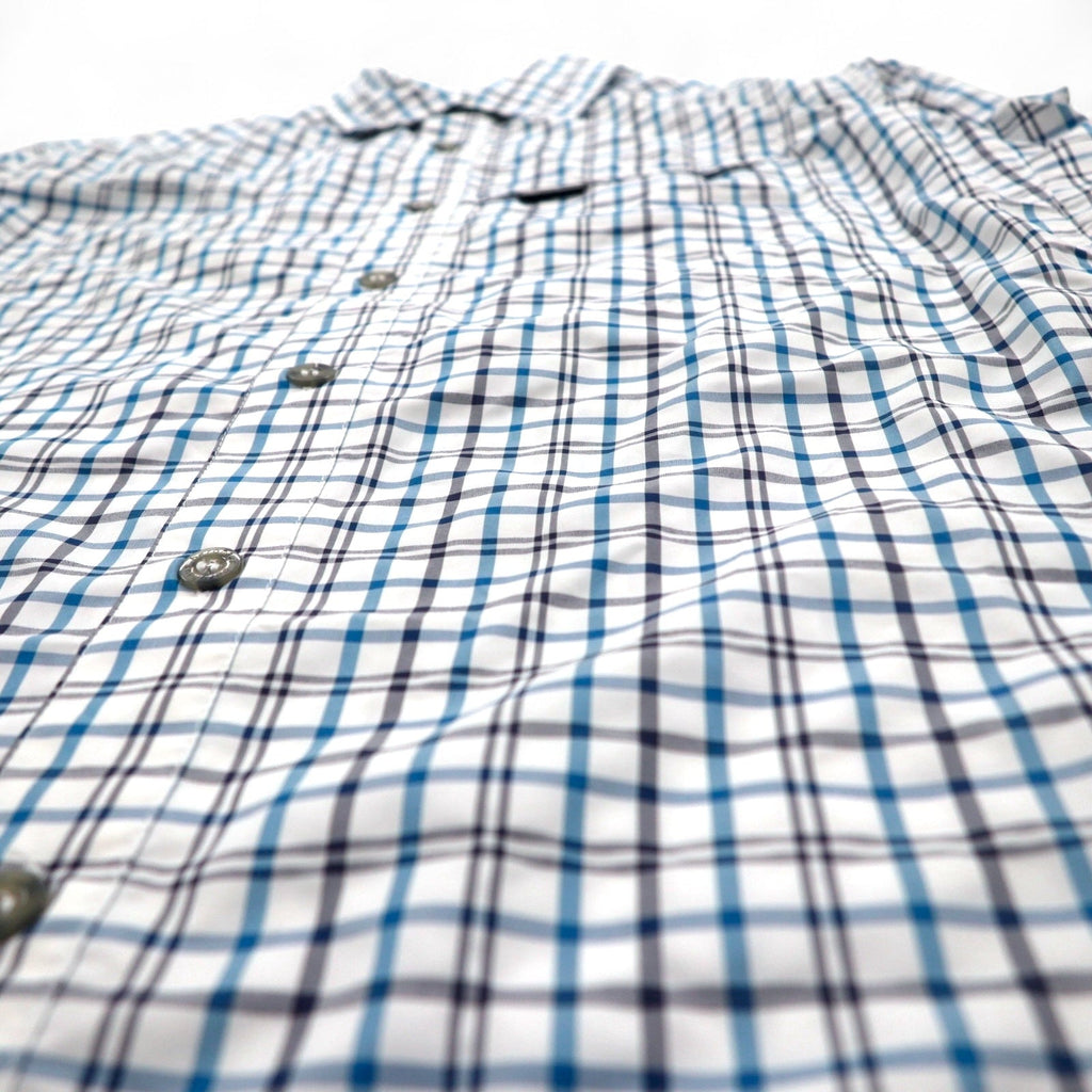 Camicia Berghaus Drytech M bianco/blu a quadri poliestere CHECKED SHIRT LS 20799