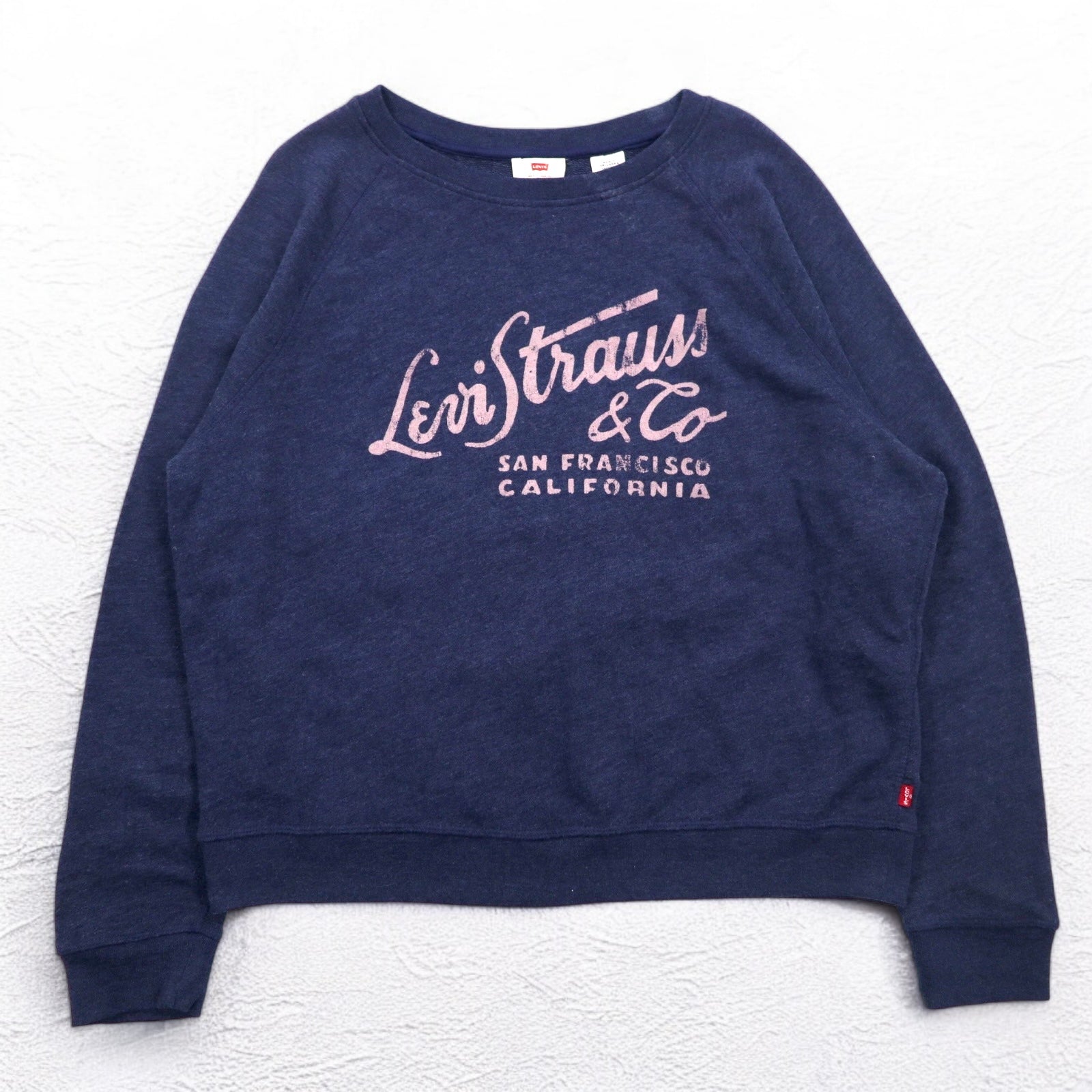 Felpa girocollo stampata Levi's Classic, taglia XL, blu navy, 17387, Made in Sri Lanka
