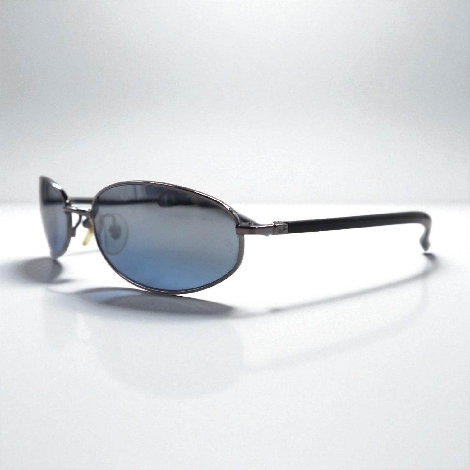 Ray-Ban オーバル サングラス ブラック メタルフレーム RB3230 004/7C 55-18 135