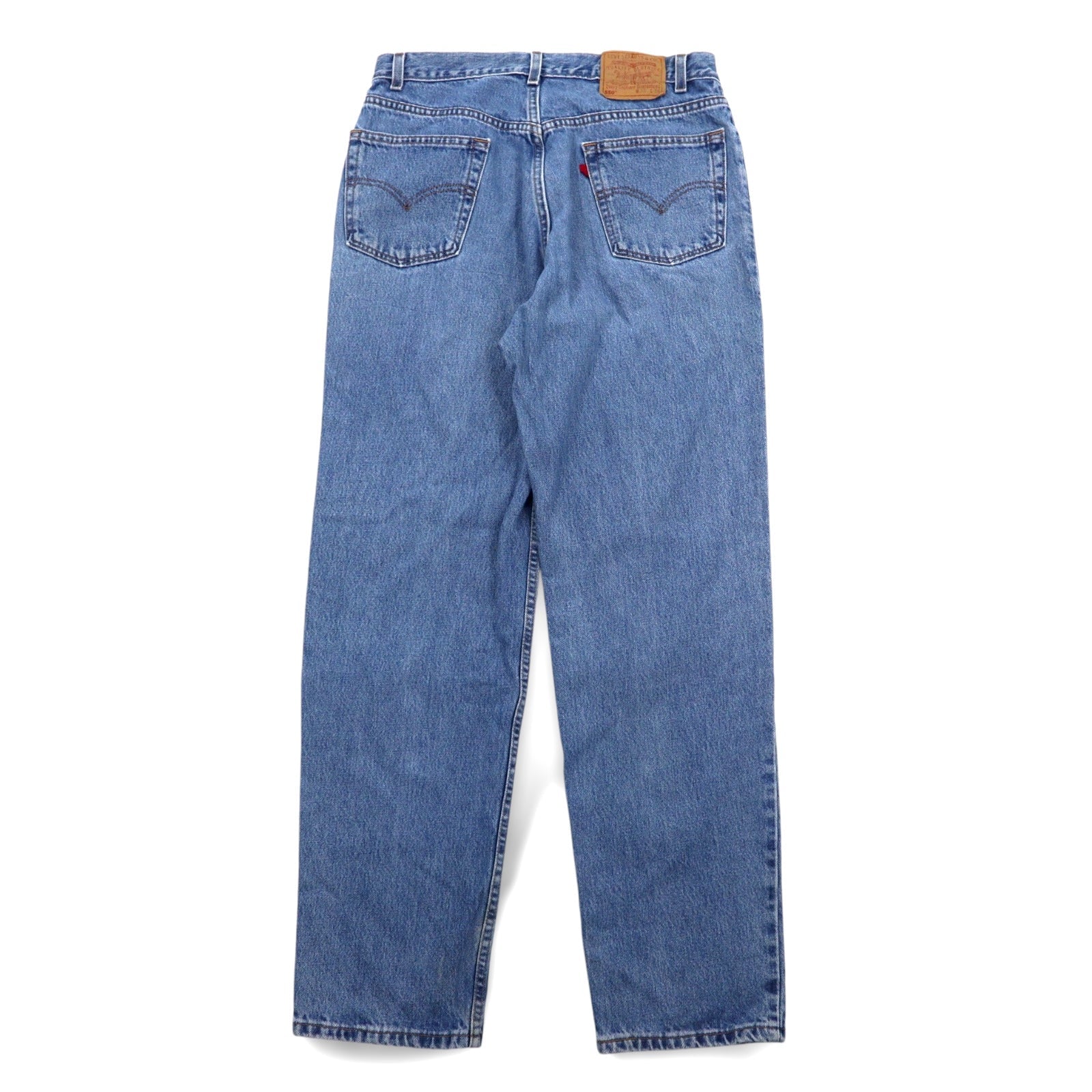 Levi's anni '90 USA 550 Jeans Baggy L Indaco Blu RELAXED FIT 550-4891
