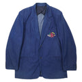 JC de Castelbajac × TURNER ENTERTAINMENT Made in Italy Anni '90 Blazer sartoriale 2 bottoni in denim Made in Italy 50 Blu Cotone TOM & JERRY Tom & Jerry
