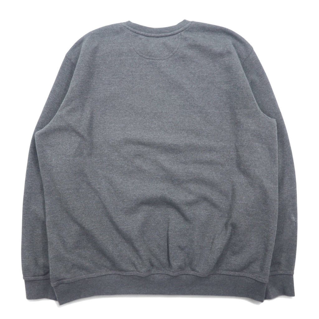 carhartt Felpa girocollo midweight XL grigio cotone felpata interno Stampa azienda US LIPPERT MIDWEIGHT CREWNECK SWEATSHIRT K124 026 Prodotto in Messico