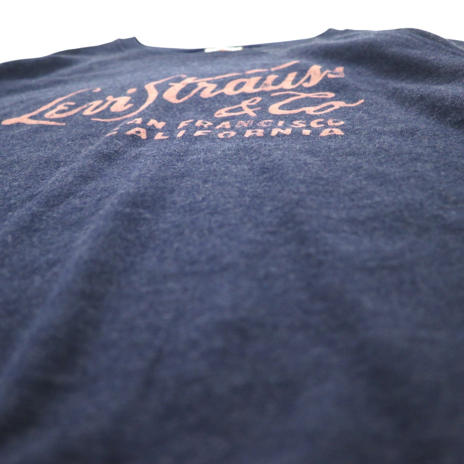Felpa girocollo stampata Levi's Classic, taglia XL, blu navy, 17387, Made in Sri Lanka