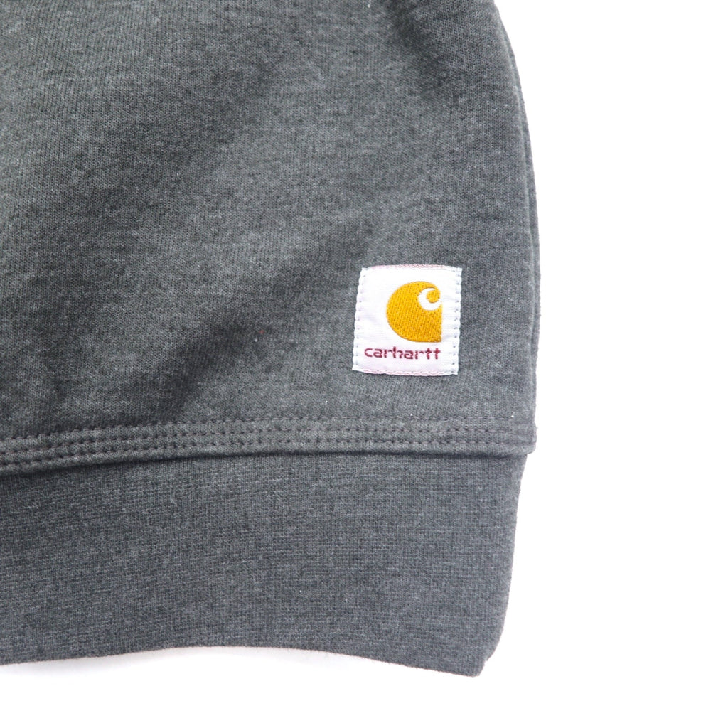 carhartt Felpa girocollo midweight XL grigio cotone felpata interno Stampa azienda US LIPPERT MIDWEIGHT CREWNECK SWEATSHIRT K124 026 Prodotto in Messico