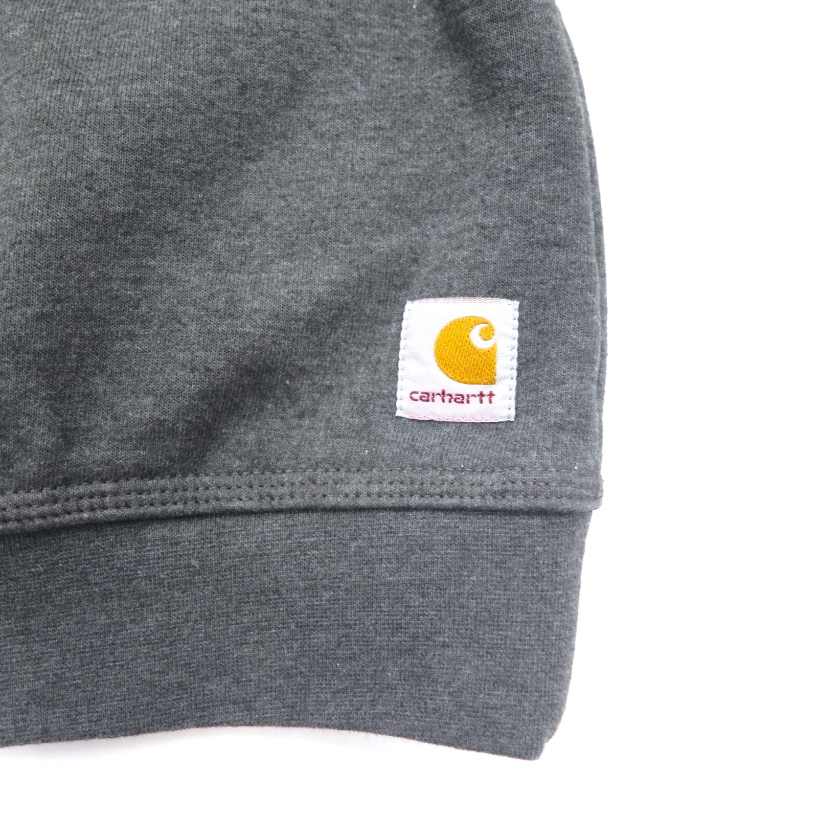 carhartt Felpa girocollo midweight XL grigio cotone felpata interno Stampa azienda US LIPPERT MIDWEIGHT CREWNECK SWEATSHIRT K124 026 Prodotto in Messico