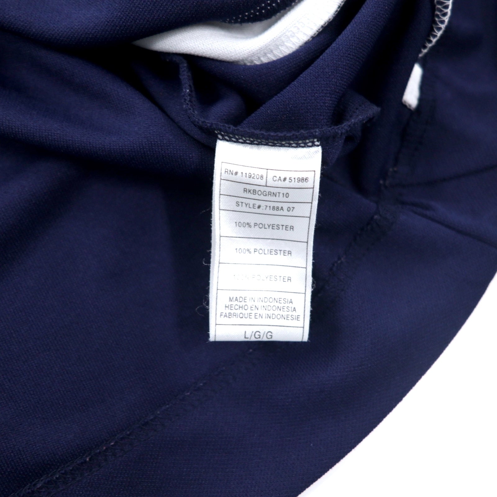 Reebok maglia da hockey L blu navy poliestere CCM jersey NHL NY ISLANDERS numerata taglia grande