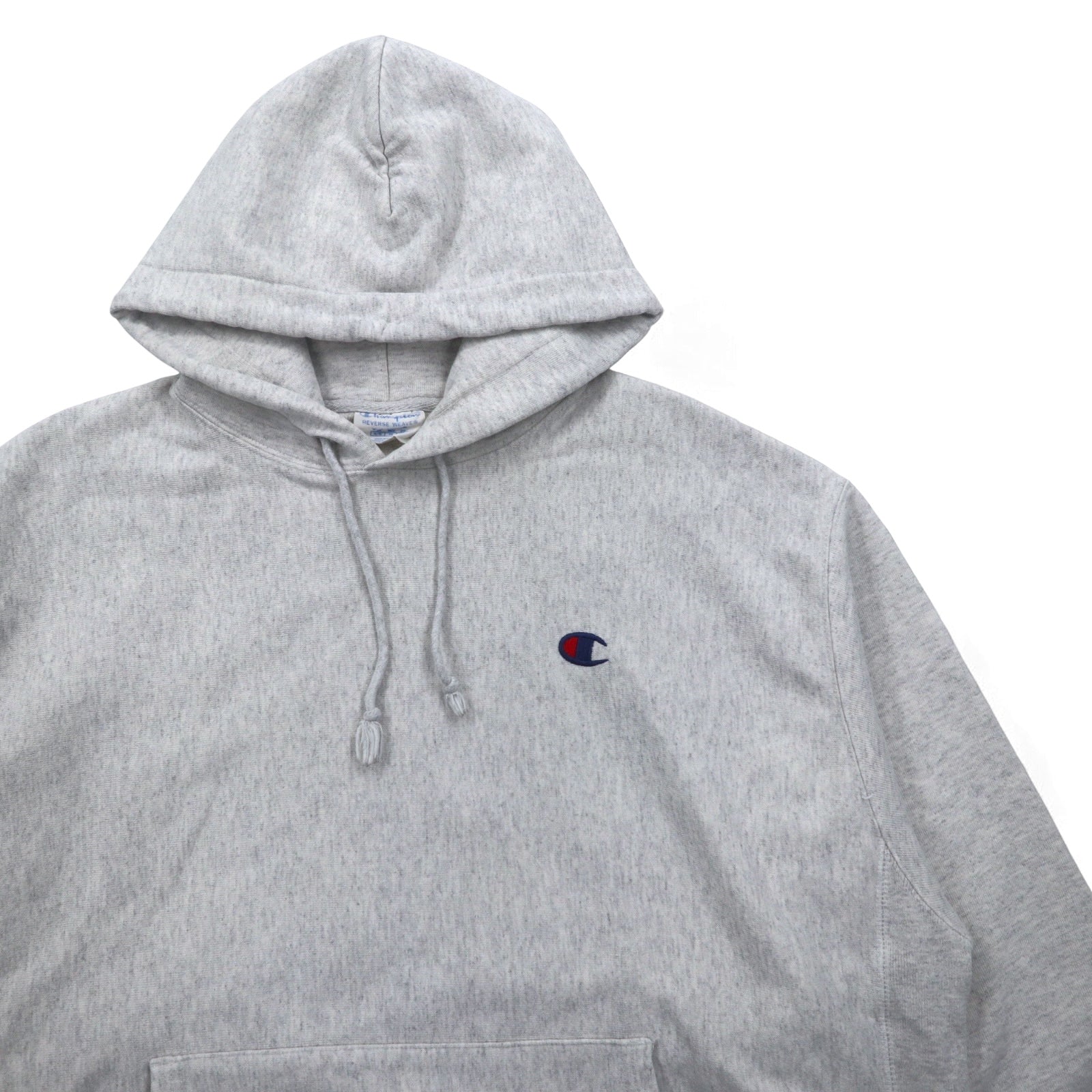 Champion ビッグサイズ リバースウィーブ REVERSE WEAVE プルオーバーパーカー 3XL グレー 青単タグ 復刻 ホンジュラス製