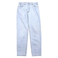Levi's USA 550 RELAXED FIT TAPERED Jeans a gamba affusolata 34 blu cotone cerniera patta etichetta arancione