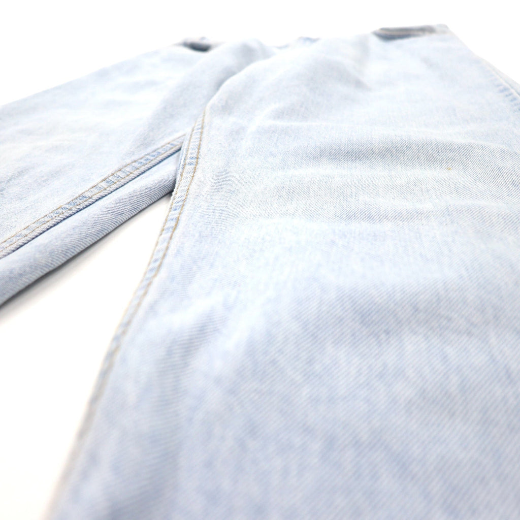 Levi's USA 550 RELAXED FIT TAPERED Jeans a gamba affusolata 34 blu cotone cerniera patta etichetta arancione