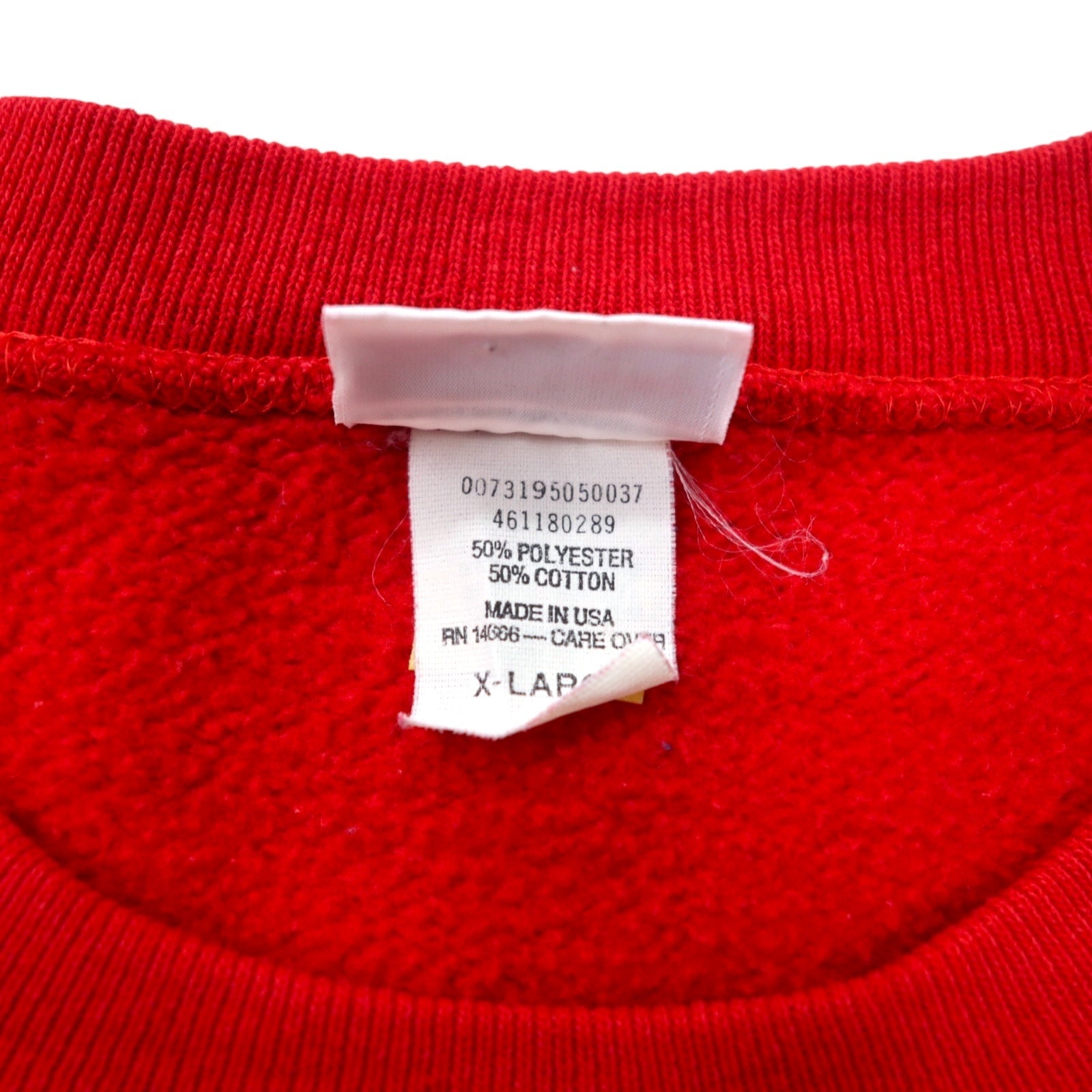 BASSETT WALKER USA 90s Sturdy Sweats Felpa stampata XL rossa cotone QUACK