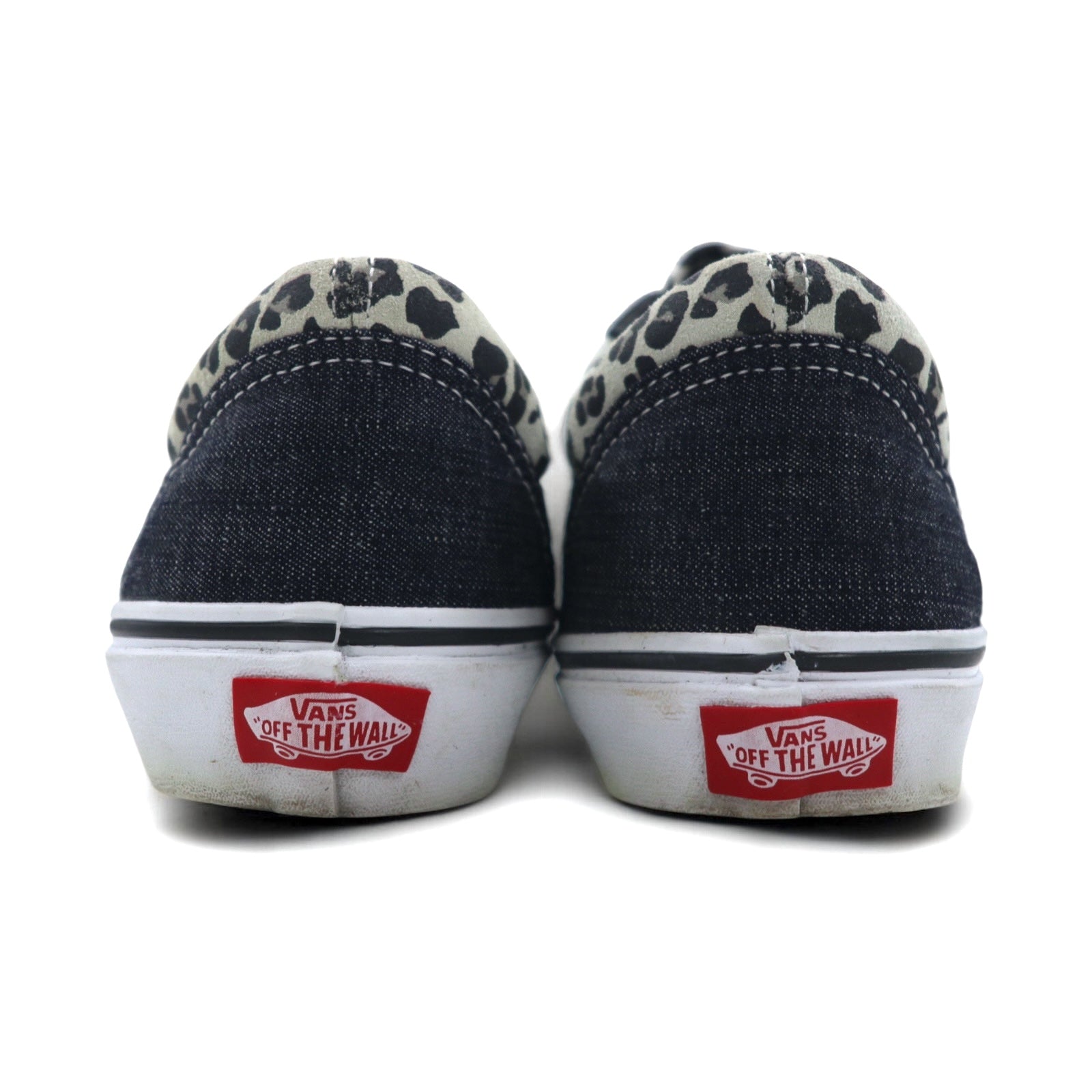 VANS オールドスクール Old Skool スニーカー 26.5cm レオパード スエード デニム Leopard Suede