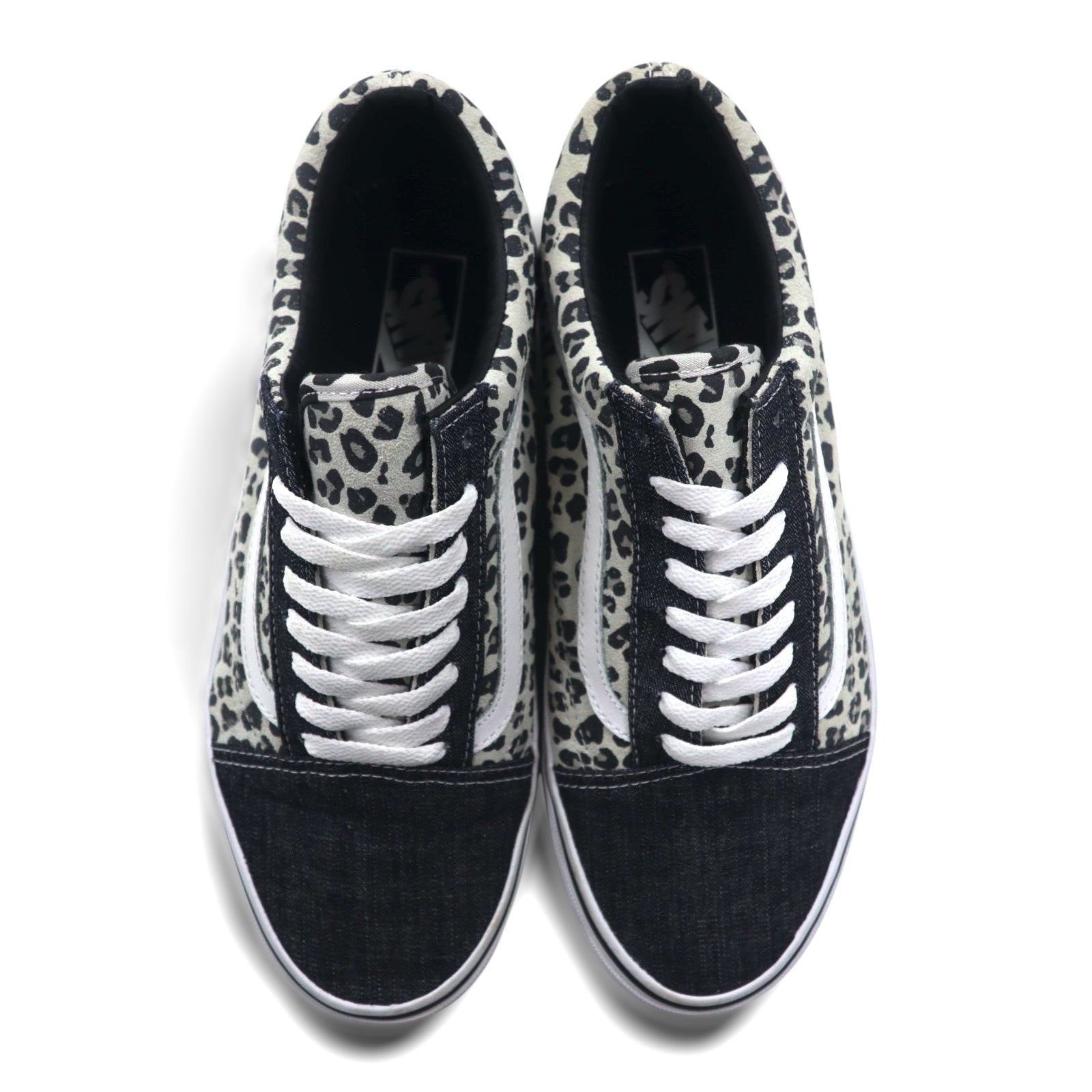 VANS オールドスクール Old Skool スニーカー 26.5cm レオパード スエード デニム Leopard Suede