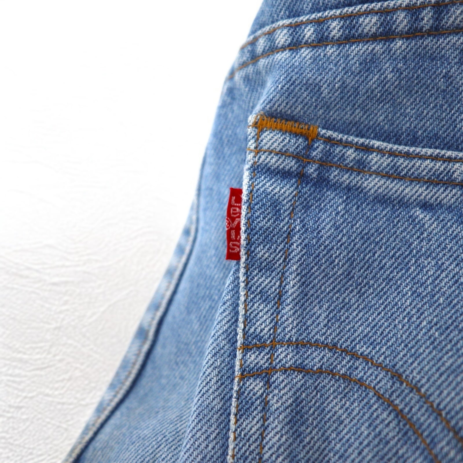 Levi's anni '90 W515 Jeans a vita alta M blu ice wash W515-0227 Prodotto in Giappone