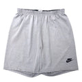 NIKE USA anni '90 etichetta argento FORCE pantaloncini da allenamento L grigio cotone logo Swoosh ricamato