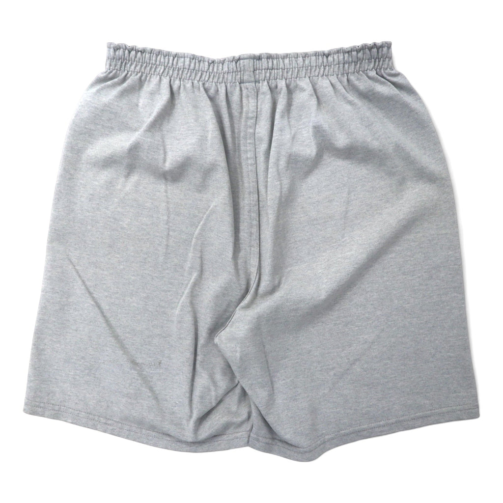 NIKE USA anni '90 etichetta argento FORCE pantaloncini da allenamento L grigio cotone logo Swoosh ricamato