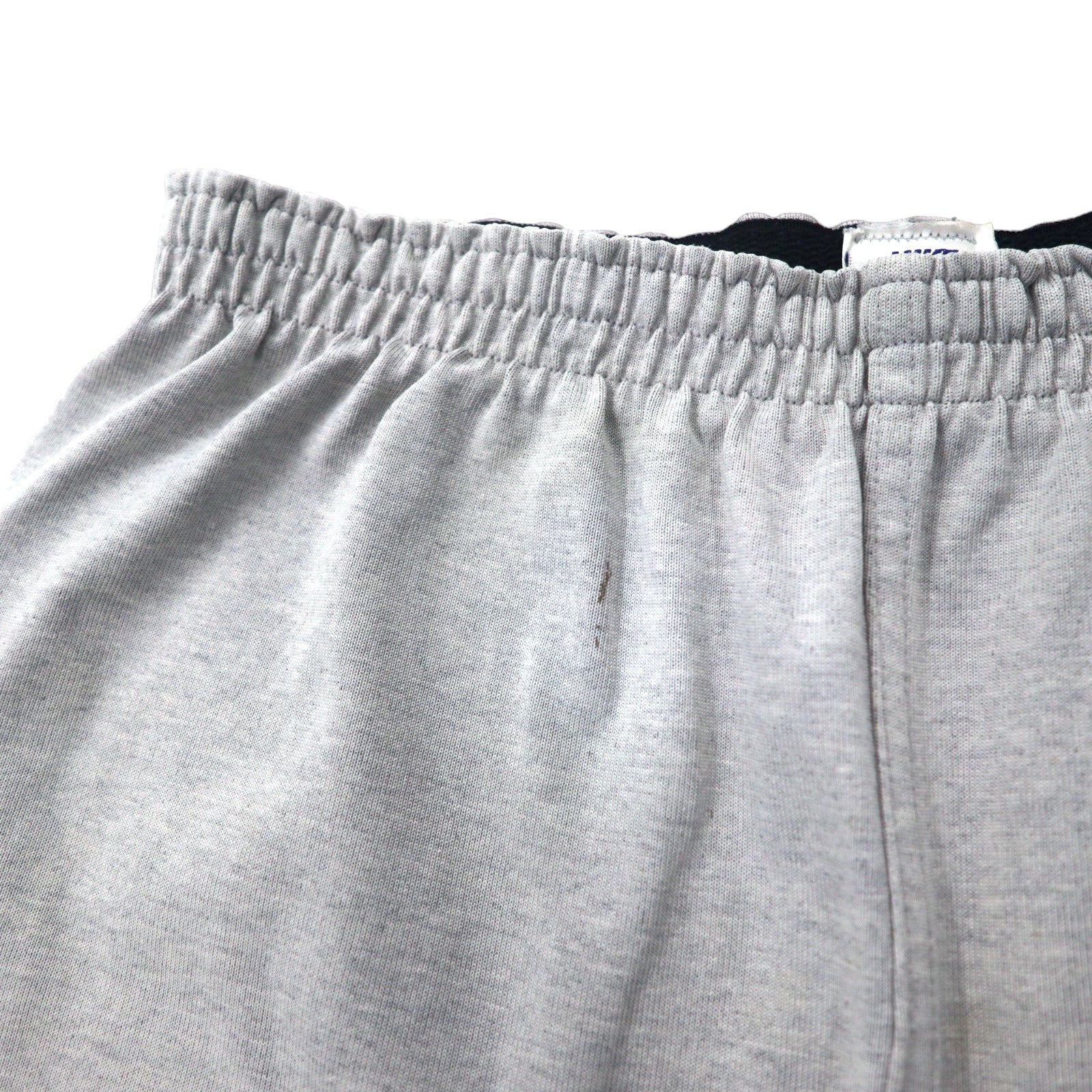 NIKE USA anni '90 etichetta argento FORCE pantaloncini da allenamento L grigio cotone logo Swoosh ricamato