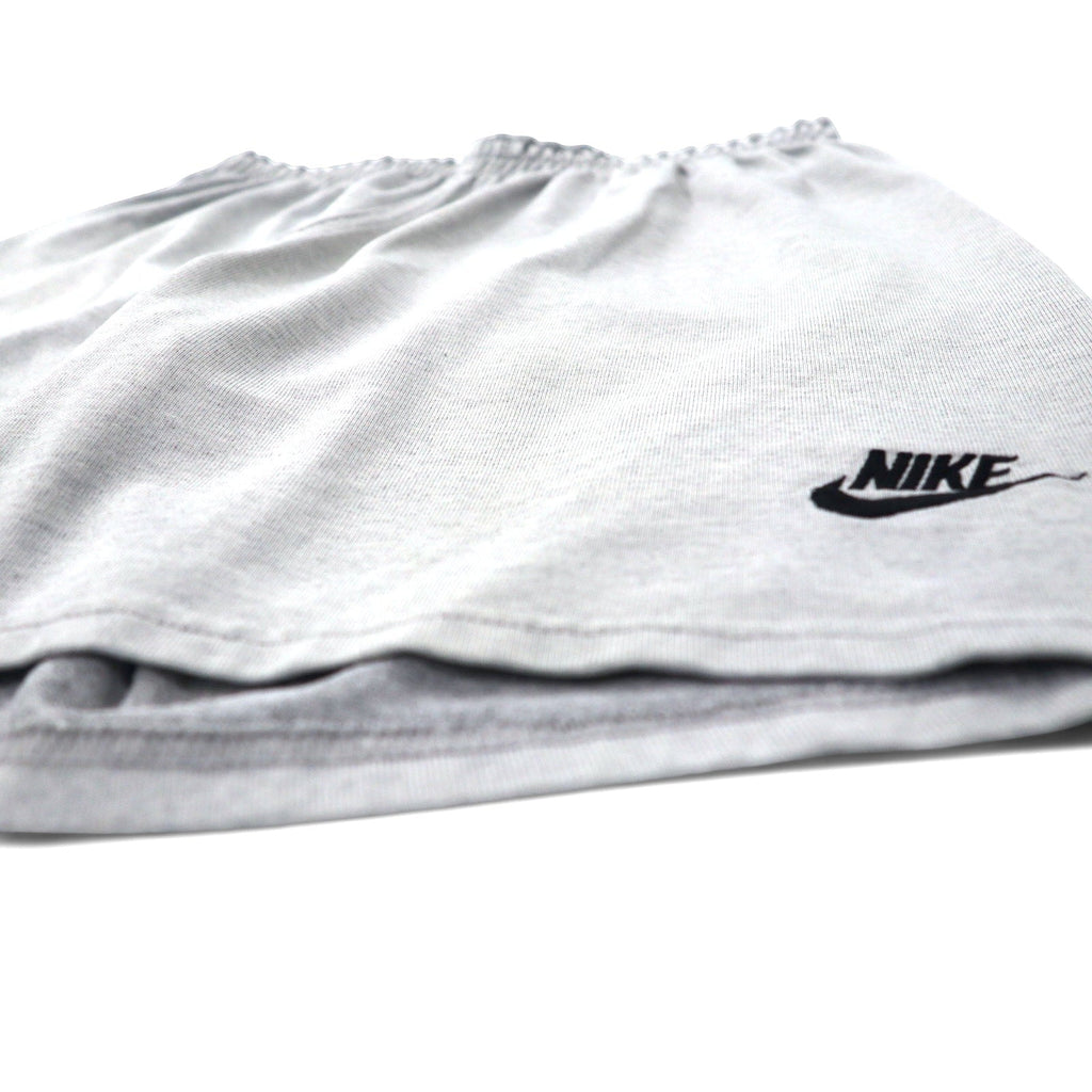 NIKE USA anni '90 etichetta argento FORCE pantaloncini da allenamento L grigio cotone logo Swoosh ricamato