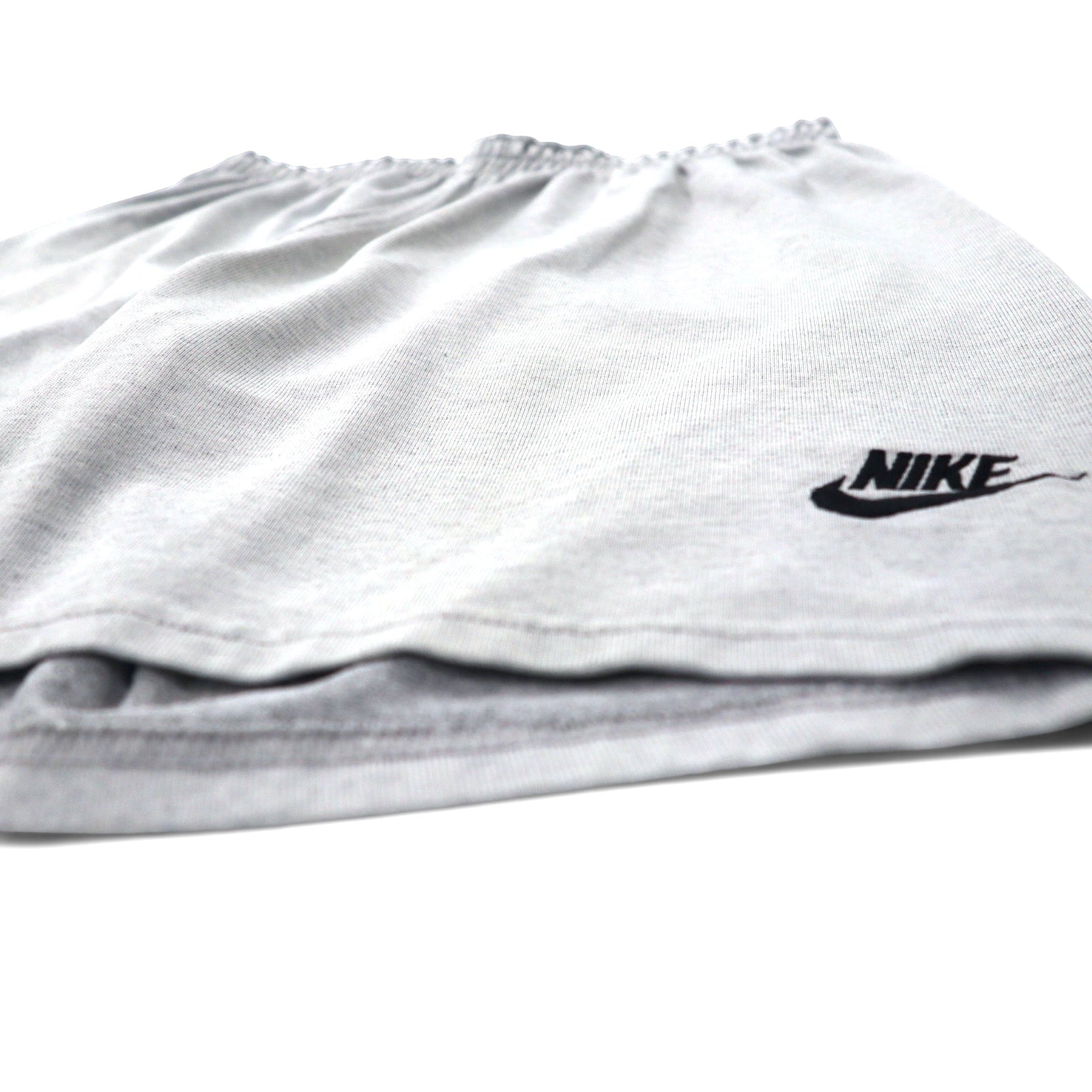 NIKE USA anni '90 etichetta argento FORCE pantaloncini da allenamento L grigio cotone logo Swoosh ricamato