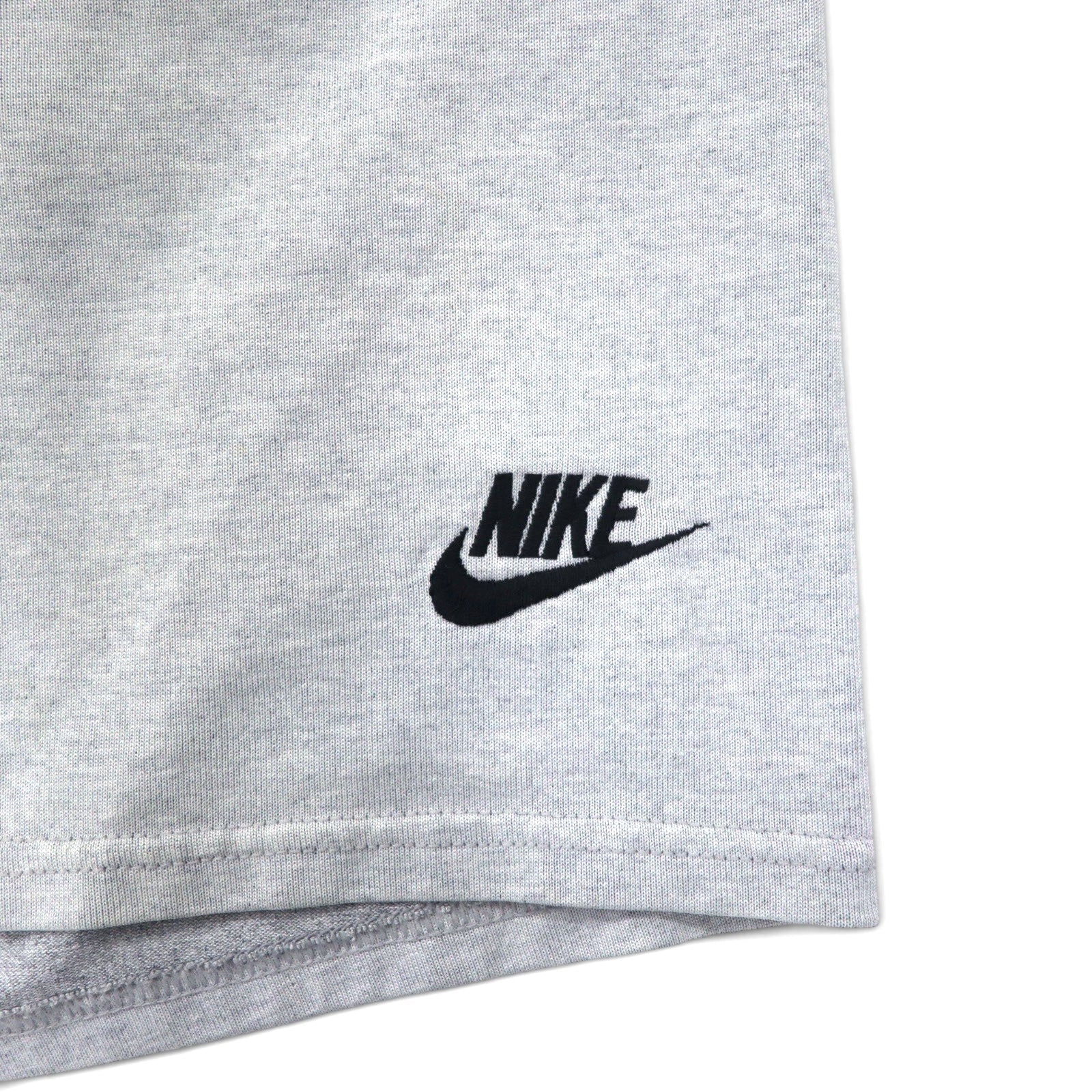 NIKE USA anni '90 etichetta argento FORCE pantaloncini da allenamento L grigio cotone logo Swoosh ricamato
