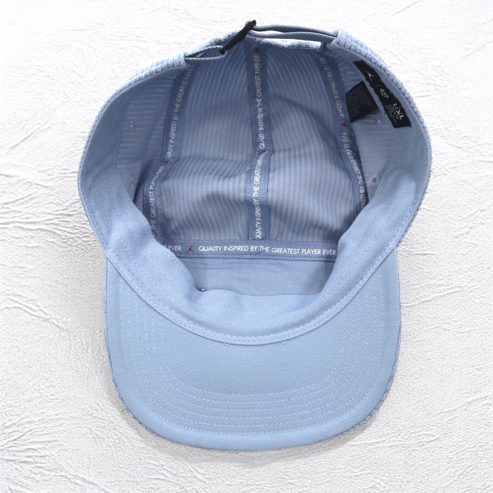 JORDAN BRAND ( NIKE ) Jumpman Fly Cap Jet Cap L/XL Blu Velluto a Coste JUMPMAN CAP FV5297-436 Nuovo con etichette