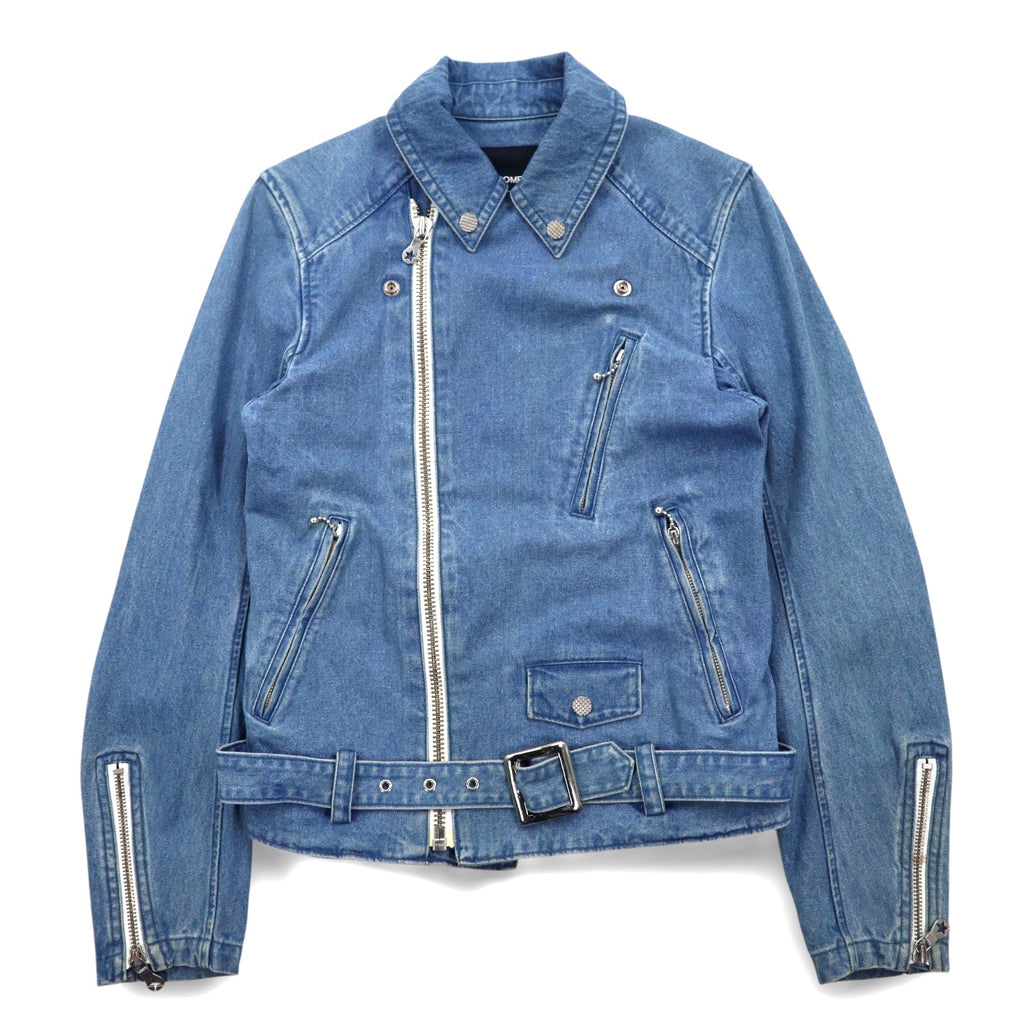 PHENOMENON デニム ダブル ライダースジャケット M インディゴ ブルー コットン JKT-235 日本製