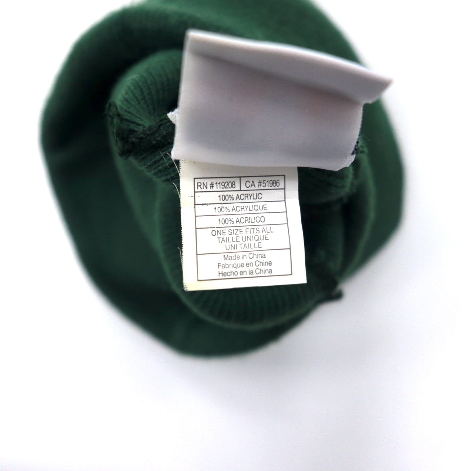 NFL TEAM APPAREL Cappello Lavorato a Maglia Packers Beanie Taglia Unica Verde Acrilico