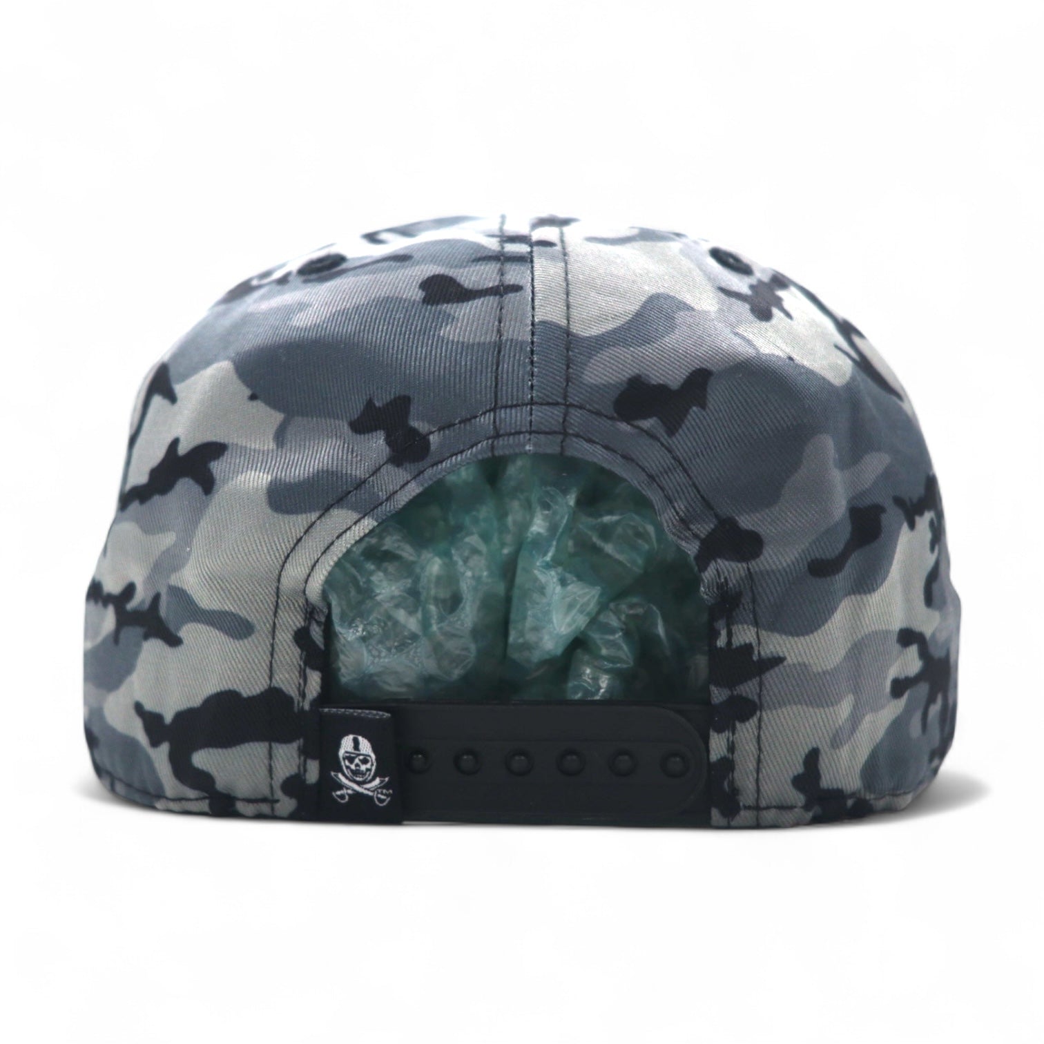 BLACK SUNDAY Snapback Baseball Cap FREE Nero Camouflage Teschio Piastra