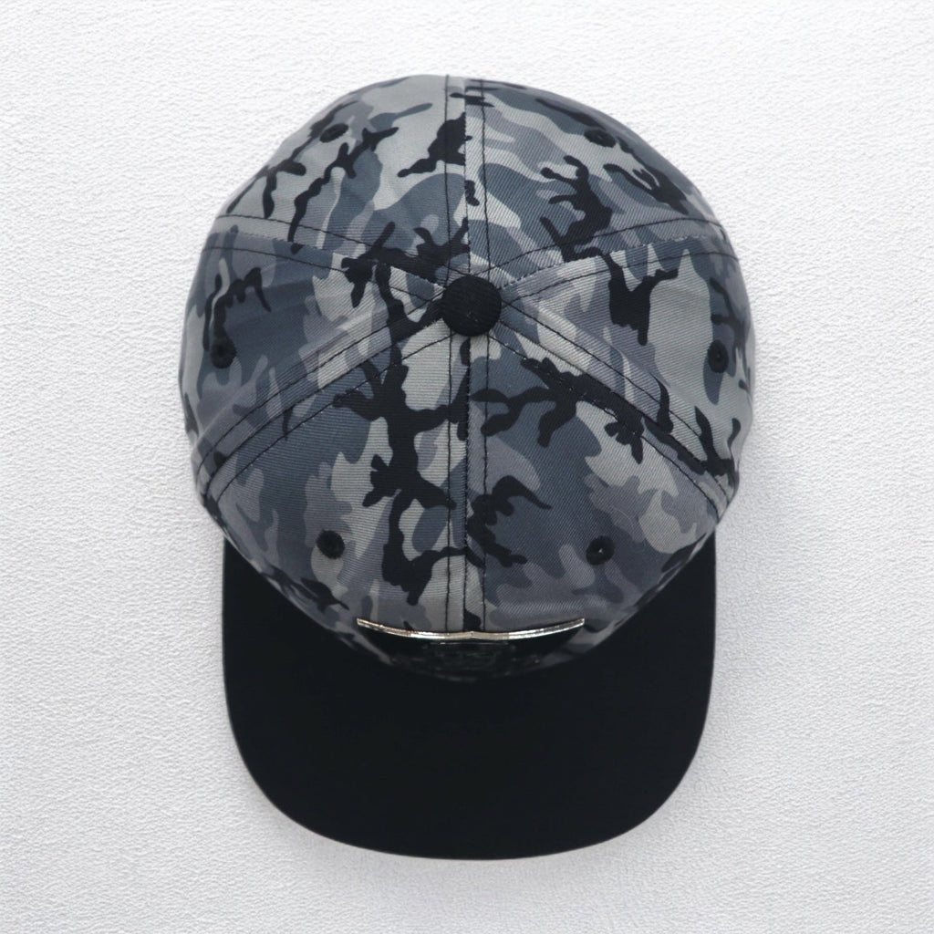 BLACK SUNDAY Snapback Baseball Cap FREE Nero Camouflage Teschio Piastra