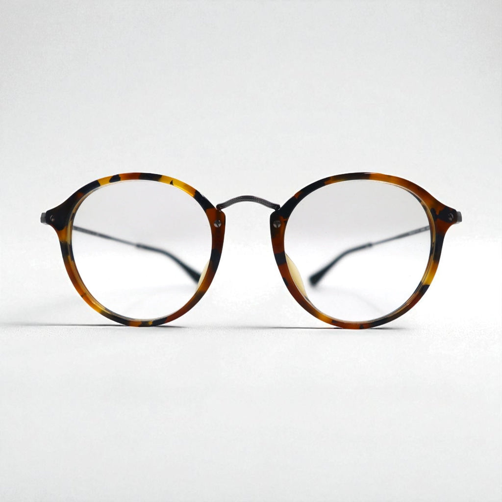 Ray-Ban 伊達メガネ サングラス ボストン ベッコウ ラウンド RB2447-V-F 5492 49-21 145 イタリア製