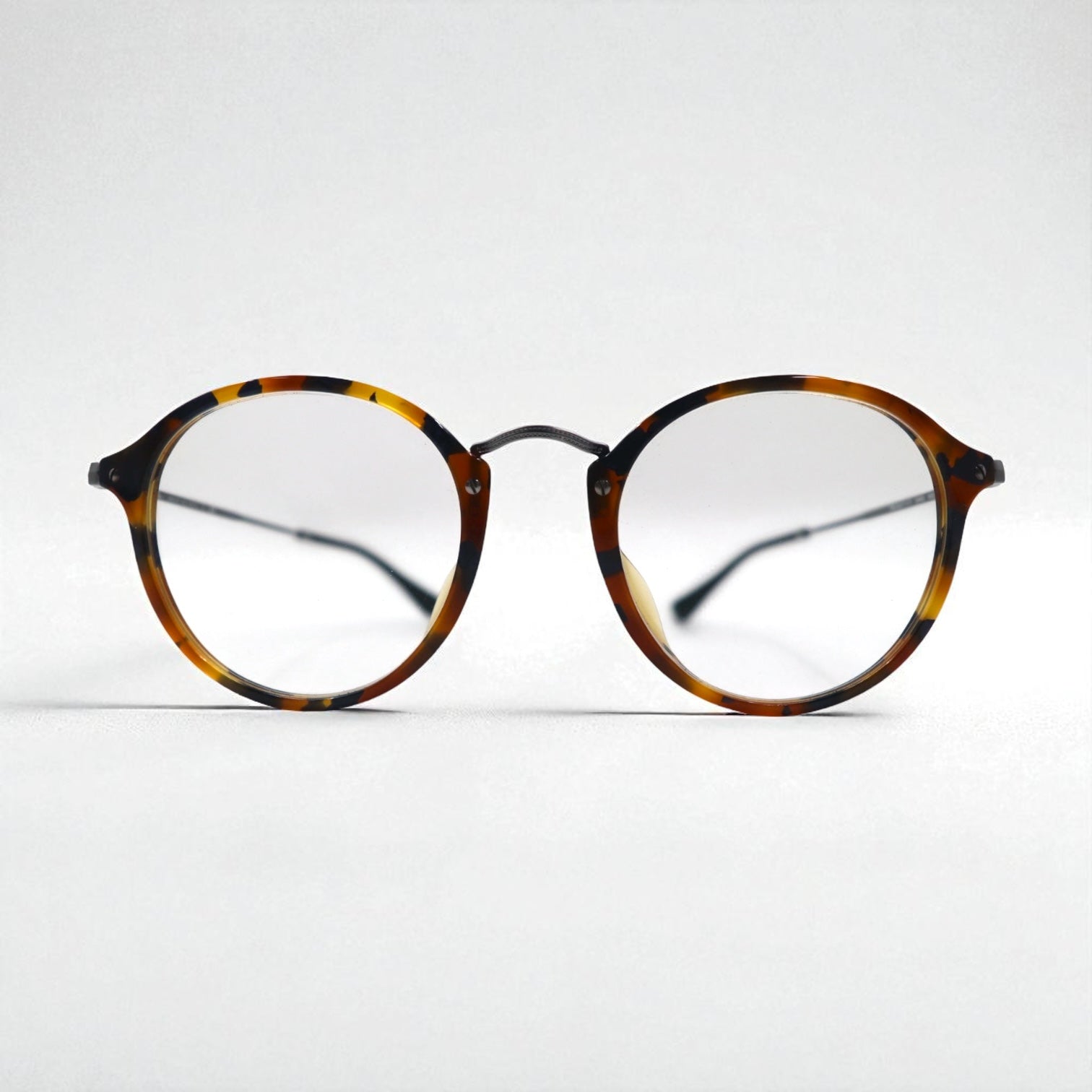 Ray-Ban 伊達メガネ サングラス ボストン ベッコウ ラウンド RB2447-V-F 5492 49-21 145 イタリア製