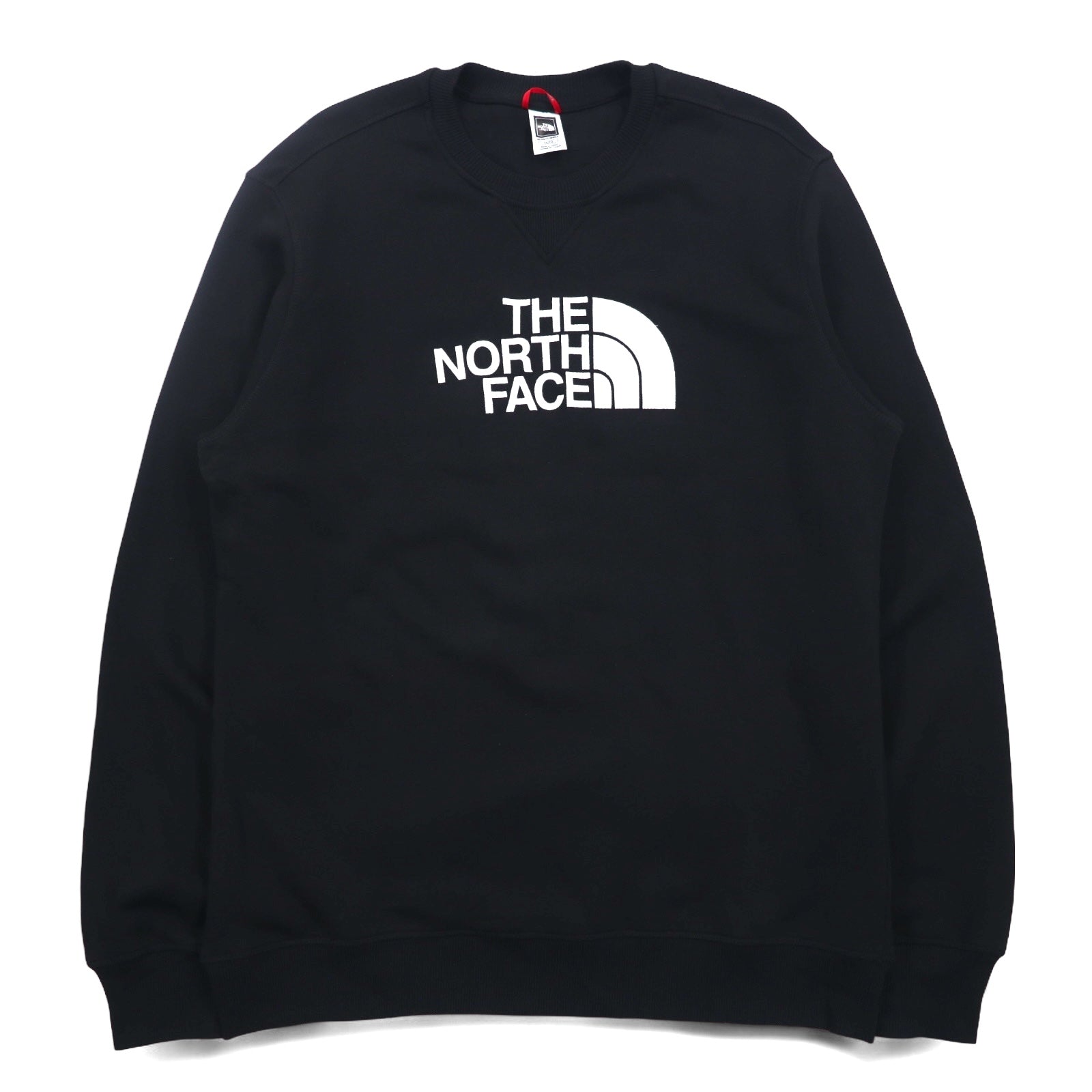 THE NORTH FACE クルーネック スウェット XL ブラック US規格 Sweat Crewneck Drew Peak A4SVR
