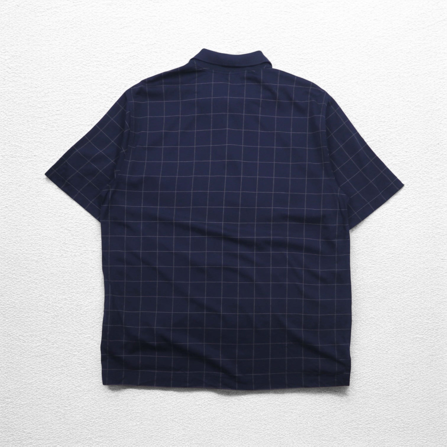 Brooks Brothers Polo in maglia Performance L a quadri blu navy in cotone doppio mercerizzato mercerizzato