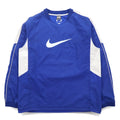 NIKE Piste Pullover Giacca a vento in nylon L Blu Logo Swoosh