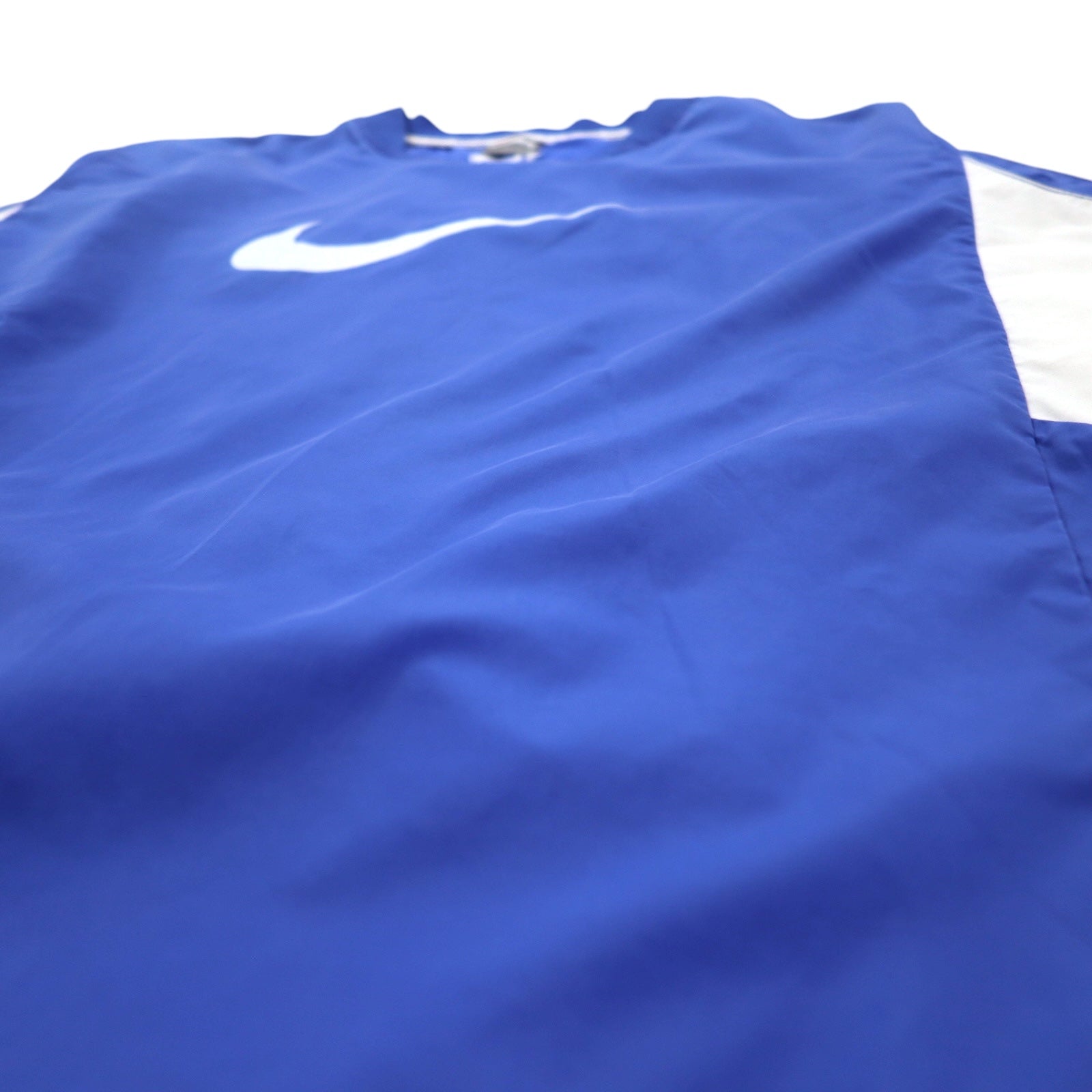 NIKE Piste Pullover Giacca a vento in nylon L Blu Logo Swoosh