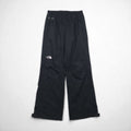 THE NORTH FACE アウトドア ナイロン テックパンツ HYVENT 防水 シェルパンツ S ブラック 裾 ジップ スリット
