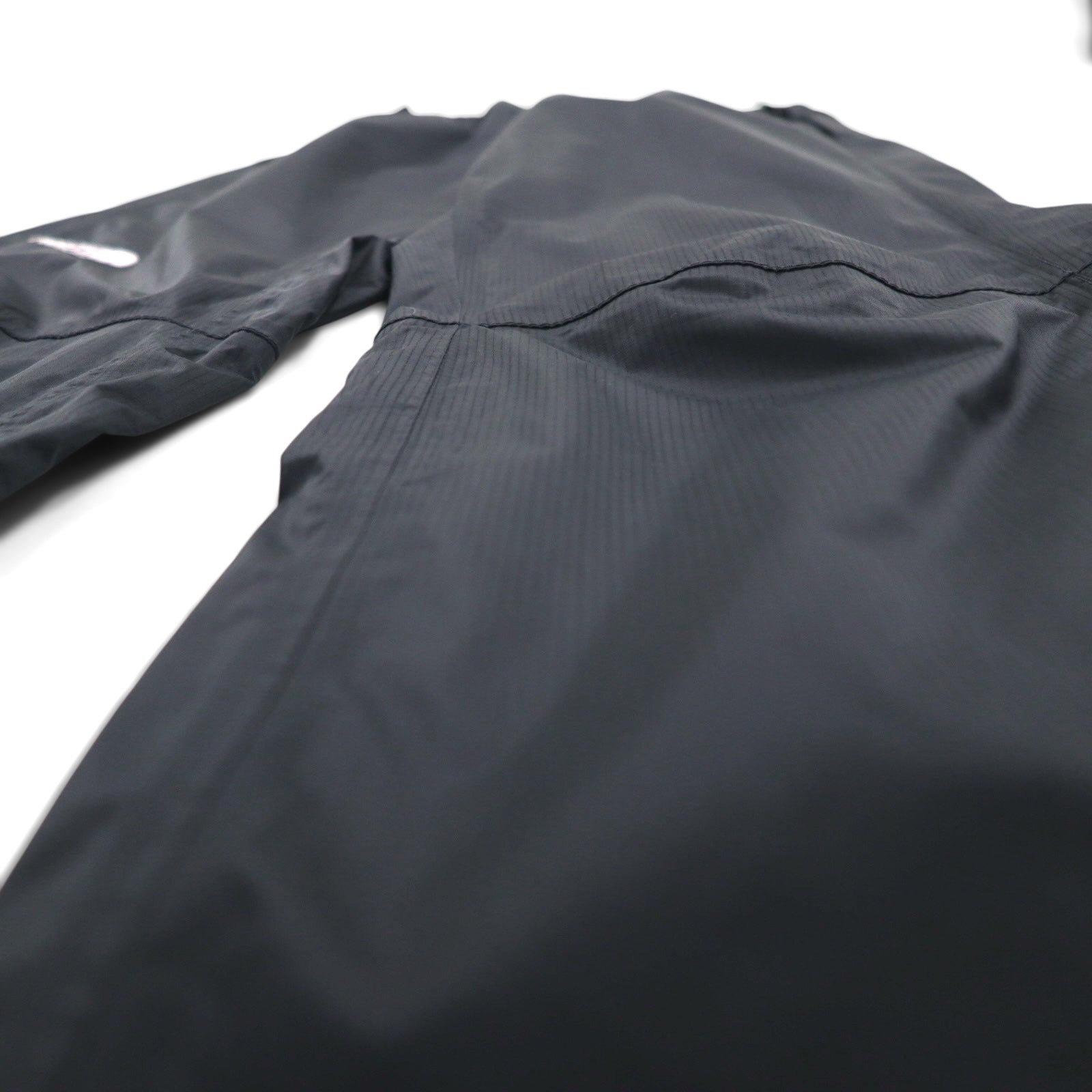 THE NORTH FACE アウトドア ナイロン テックパンツ HYVENT 防水 シェルパンツ S ブラック 裾 ジップ スリット