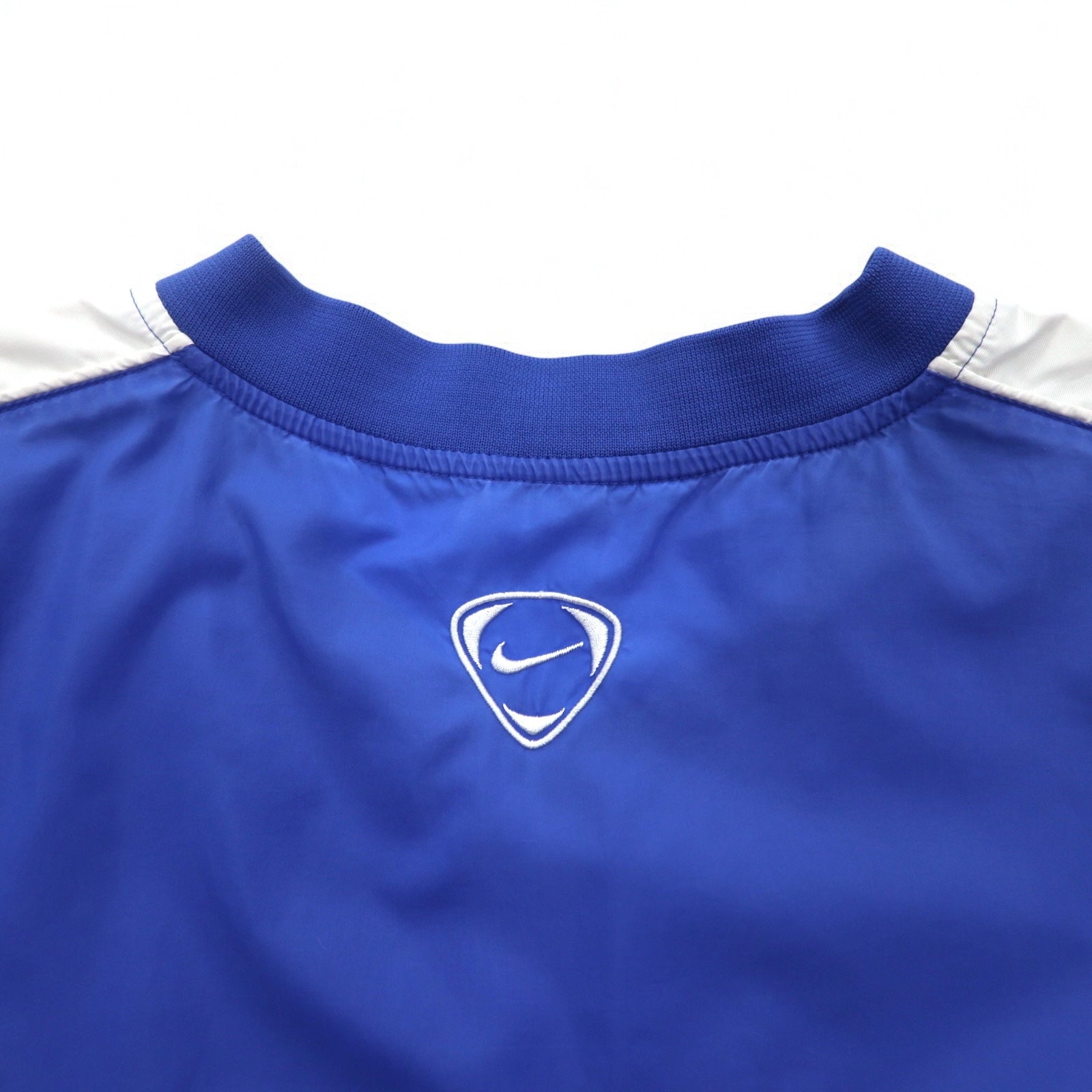 NIKE Piste Pullover Giacca a vento in nylon L Blu Logo Swoosh