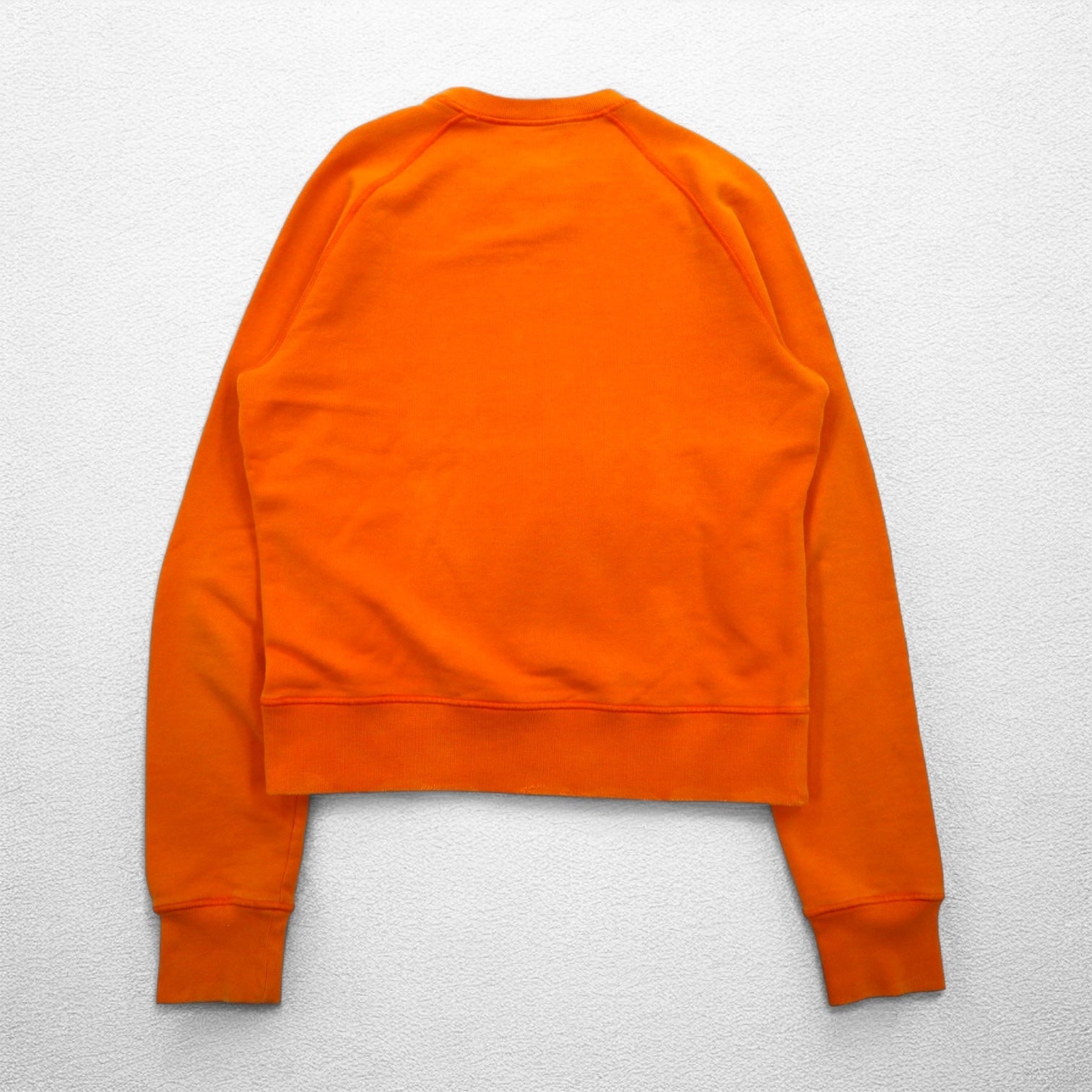 Dsquared2 felpa stampata effetto consumato M arancione Made in Italy