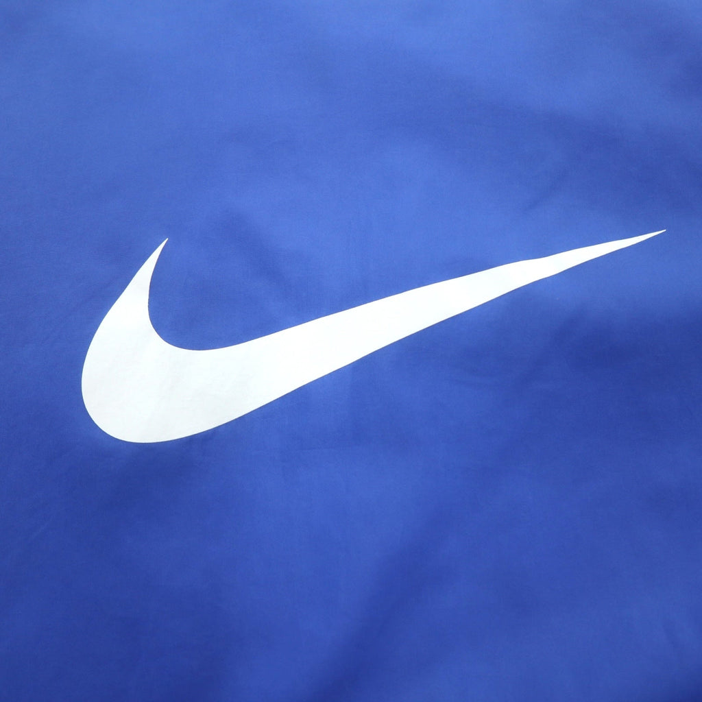 NIKE Piste Pullover Giacca a vento in nylon L Blu Logo Swoosh