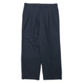 TAILORS ROW by Deansgate USA anni '80 Pantaloni a gamba larga con due pinces W96 Grigio a quadri Lana Bottoni per bretelle