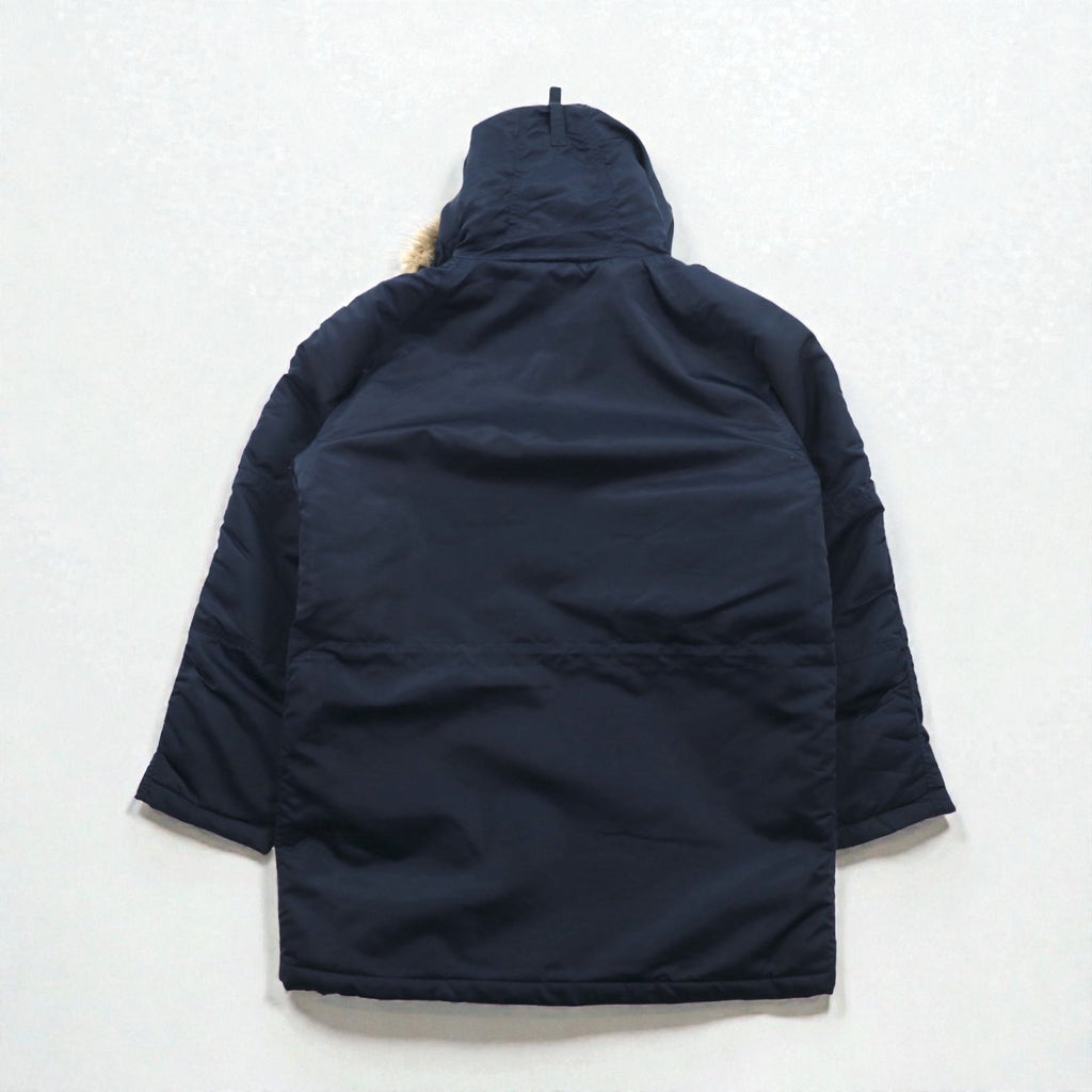 BAYLEAF AVIATION WEAR ミリタリー N-3B 中綿 フライトジャケット M ネイビー ファー US ARMY 未使用品