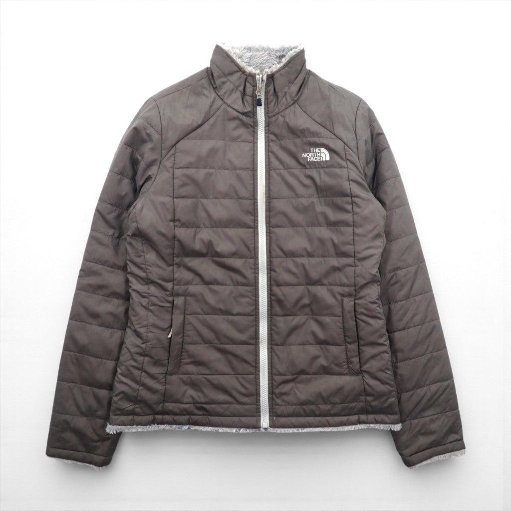 THE NORTH FACE リバーシブル 中綿 フリースジャケット XS グレー ポリエステル MOSSBUD SWIRL A7PY US規格
