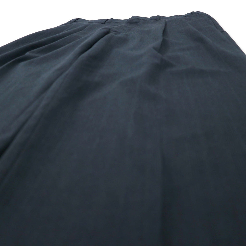 TAILORS ROW by Deansgate USA anni '80 Pantaloni a gamba larga con due pinces W96 Grigio a quadri Lana Bottoni per bretelle