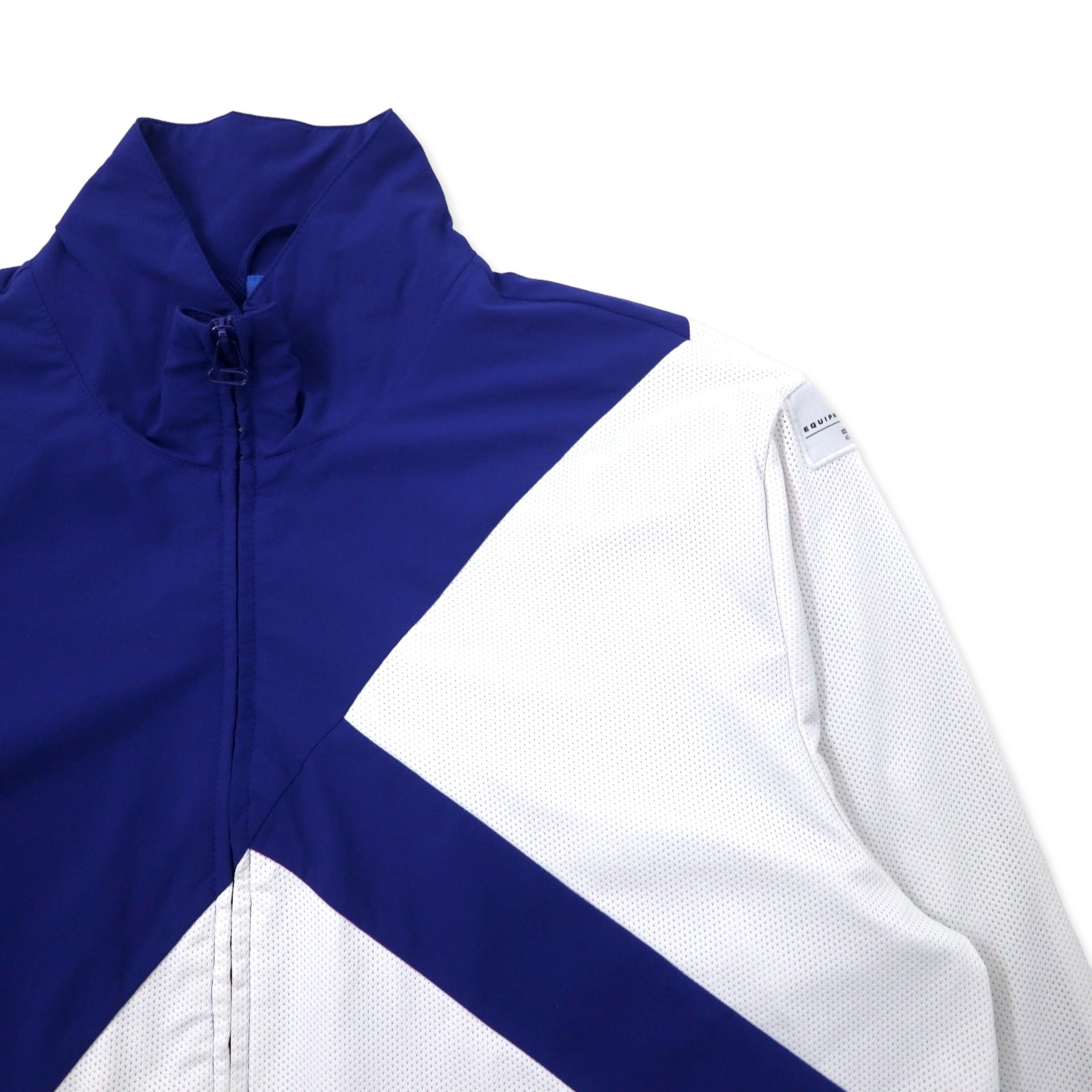 adidas Originals Track Jacket Maglia 4XO Blu Nylon Inserti in Mesh Oversize Equipment Bold Tracktop BR3840