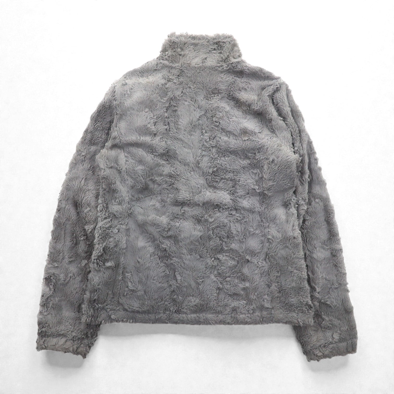 THE NORTH FACE リバーシブル 中綿 フリースジャケット XS グレー ポリエステル MOSSBUD SWIRL A7PY US規格