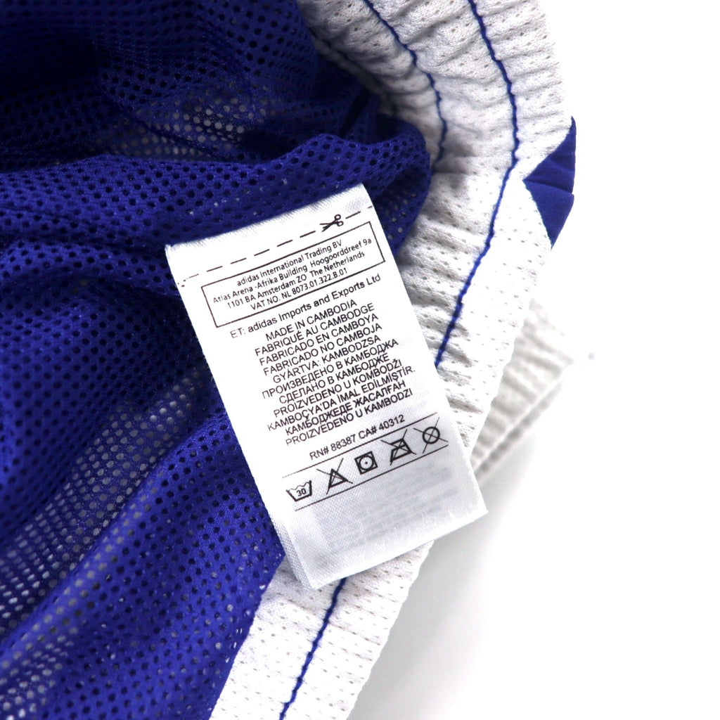 adidas Originals Track Jacket Maglia 4XO Blu Nylon Inserti in Mesh Oversize Equipment Bold Tracktop BR3840
