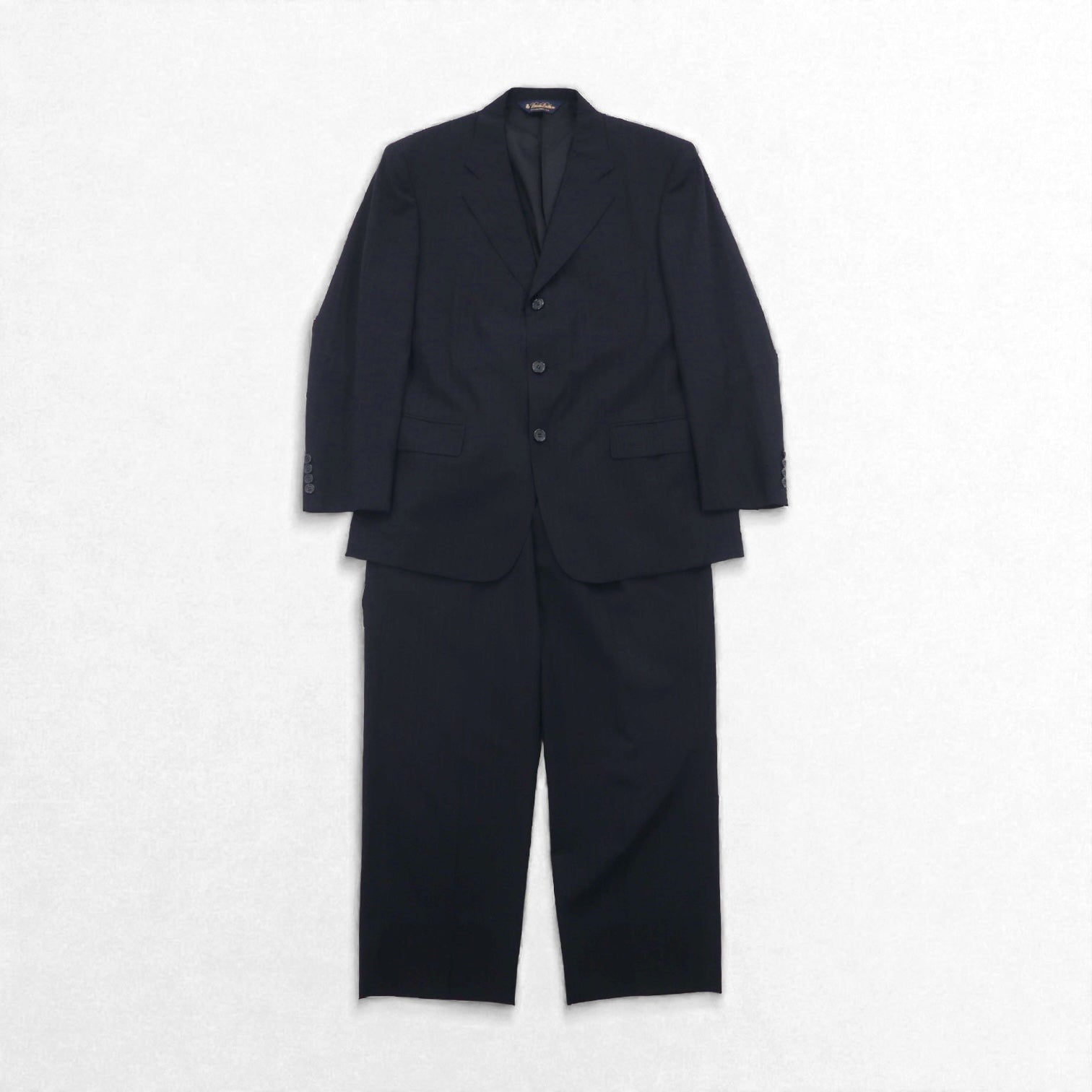 Brooks Brothers 3B セットアップ スーツ M ネイビー ウール ストライプ
